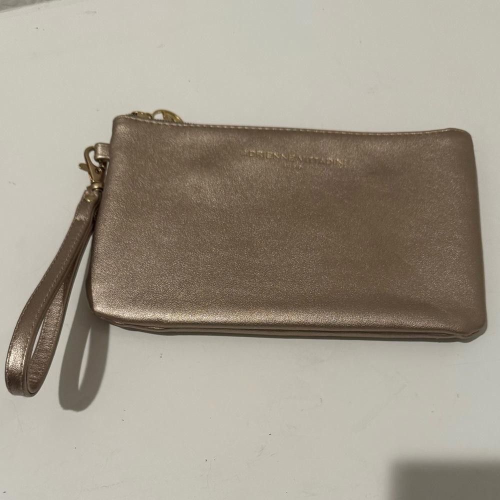 Designer Adrienne Vittadini Gold Charging Wristlet Clutch Powerbank Size ONE SIZE - 2 Thumbnail