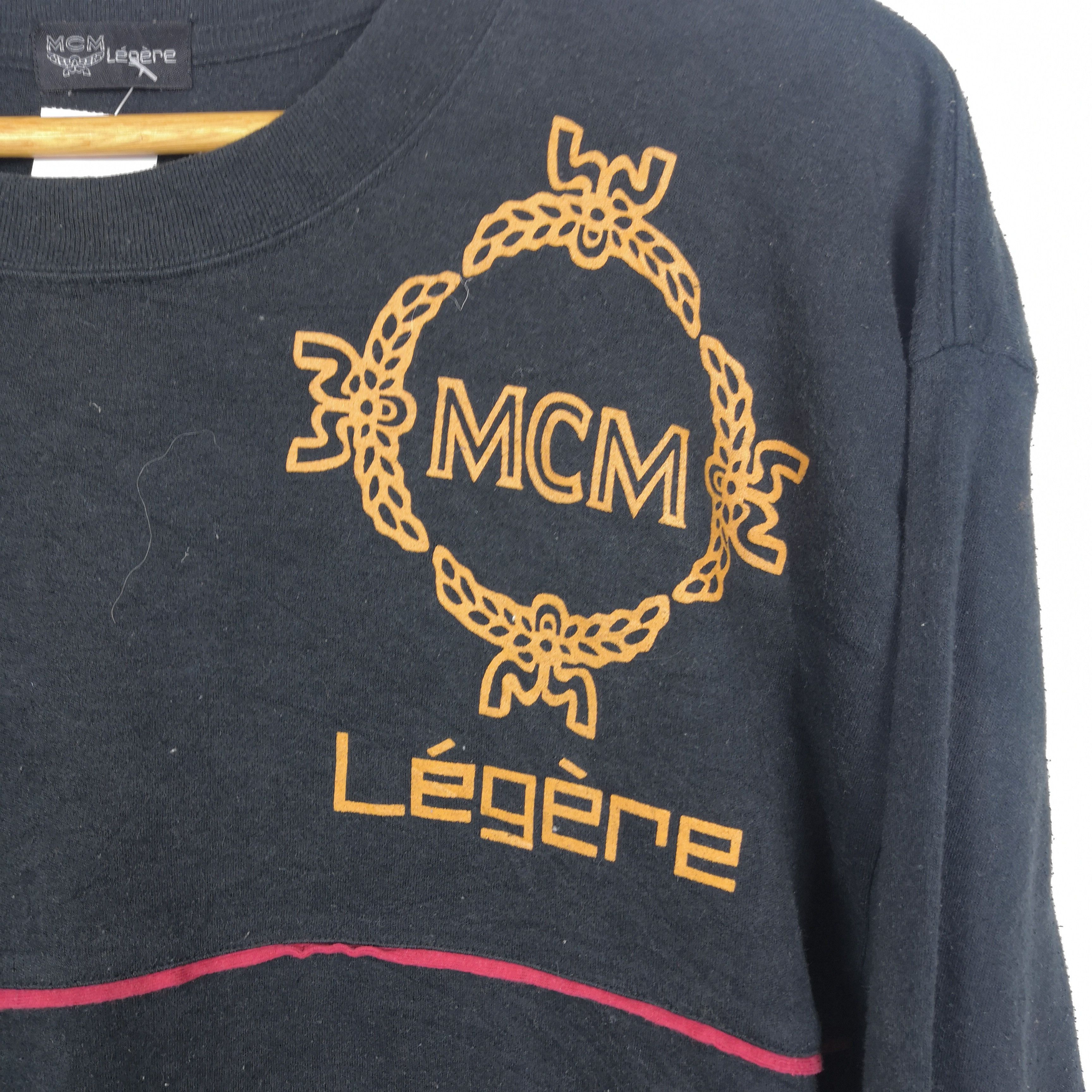 MCM Vintage MCM T Shirt Legere Luxury MCM Long Sleeve Tees Size US L / EU 52-54 / 3 - 3 Thumbnail