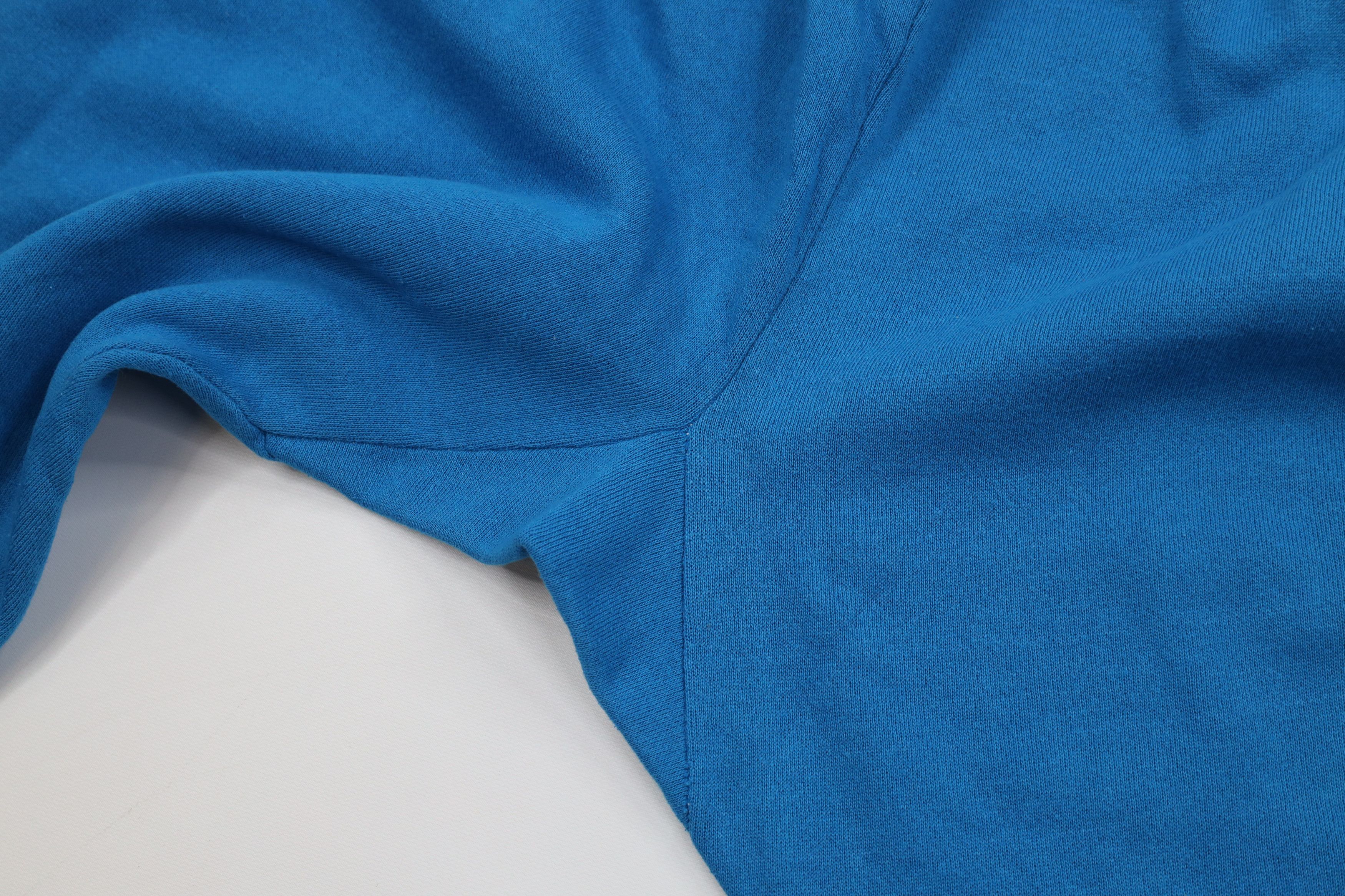 Vintage Vintage 70s 80s Streetwear Sweatpants Joggers Blue USA Size 29" - 5 Thumbnail
