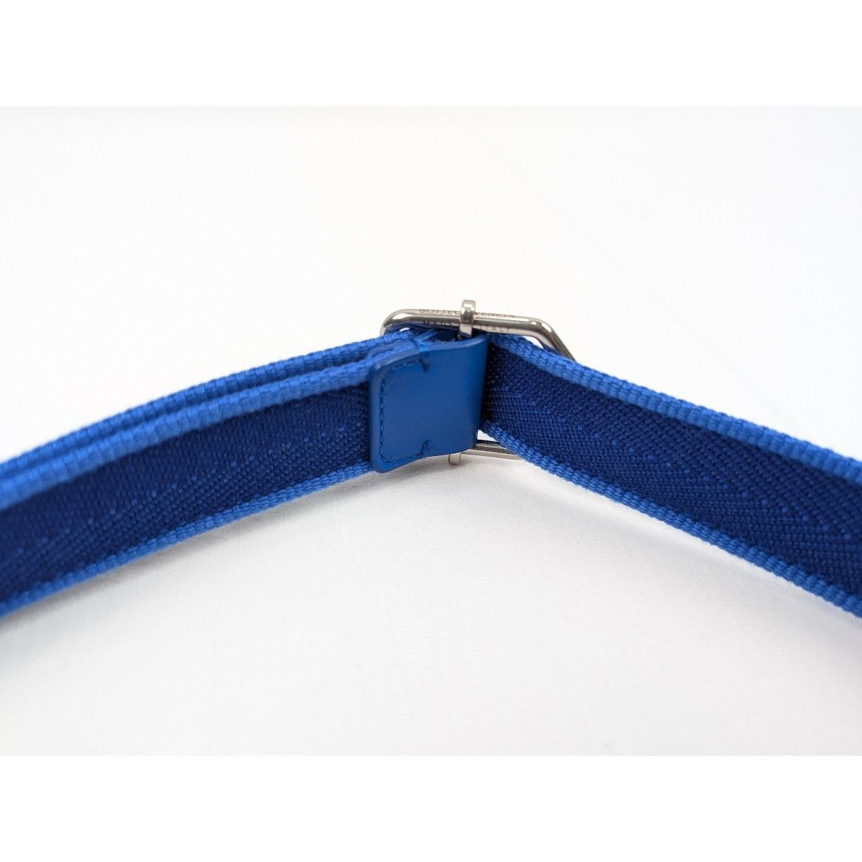 Bottega Veneta o1rshd1 Size:85 / Cintura Chevron Webbing Nappa Belt in Navy Size 32 - 16 Thumbnail