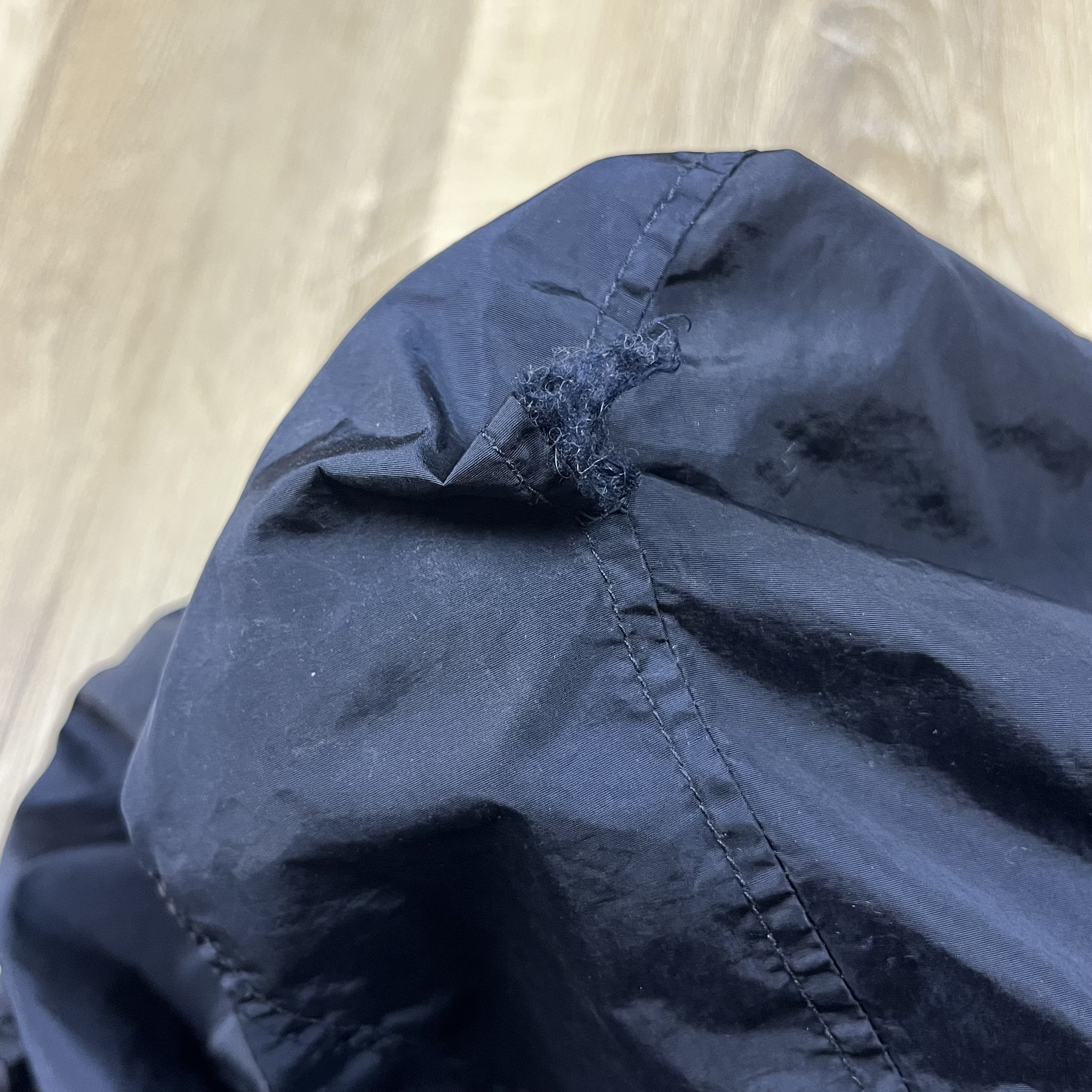 Prada VTG Y2K Prada Full Zip Hooded Sweatshirt Black Blue Nylon Size M / US 6-8 / IT 42-44 - 13 Thumbnail