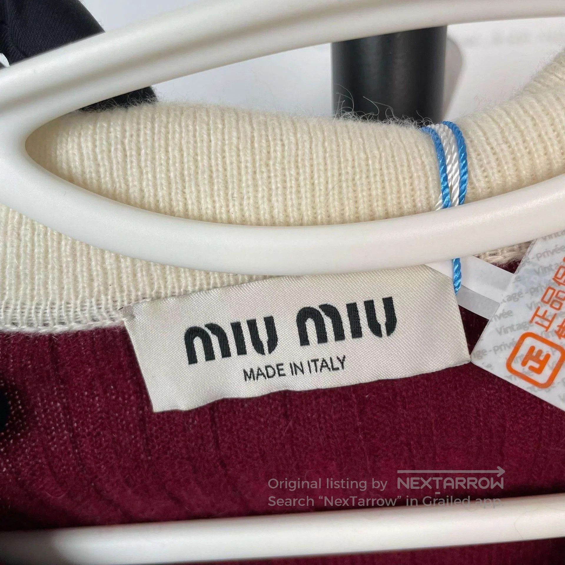 Miu Miu Miu Miu Red Polo Knit Top. Size M / US 6-8 / IT 42-44 - 5 Thumbnail