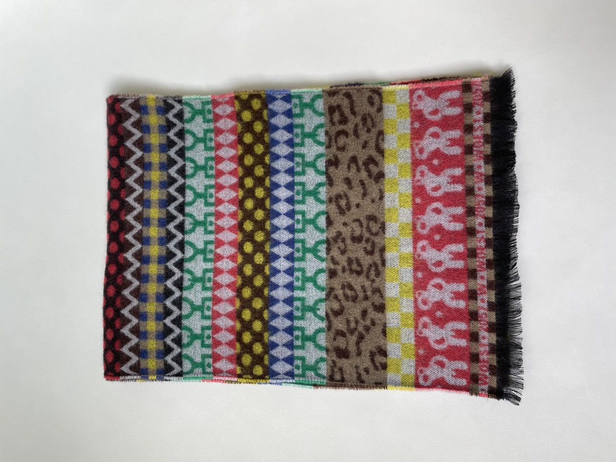 Walter Van Beirendonck Large Multicolour Patterned Scarf Size ONE SIZE - 8 Thumbnail