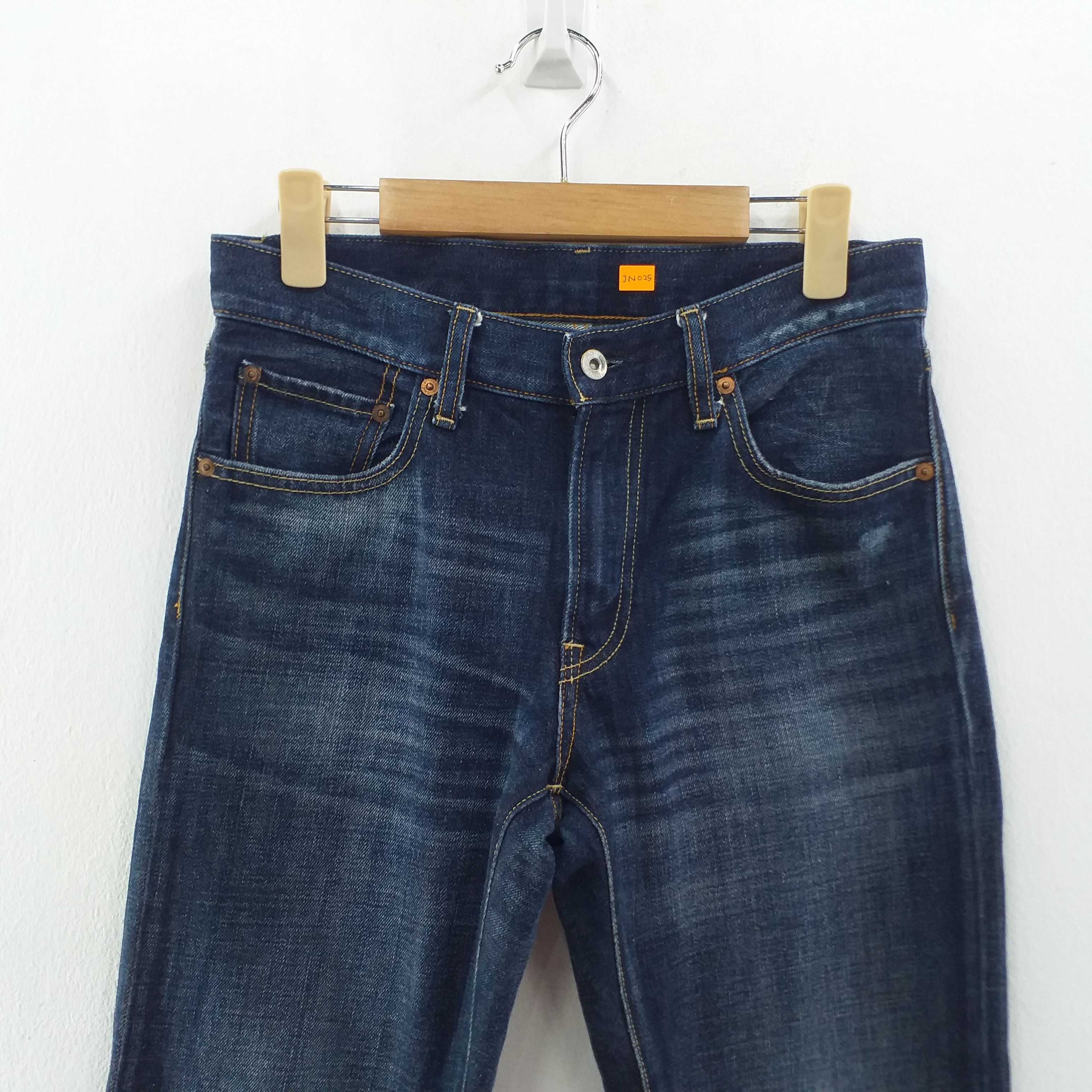 Japanese Brand Uniqlo Japanese Brand Distressed Denim 29x34 -JN025 Size US 29 - 3 Thumbnail