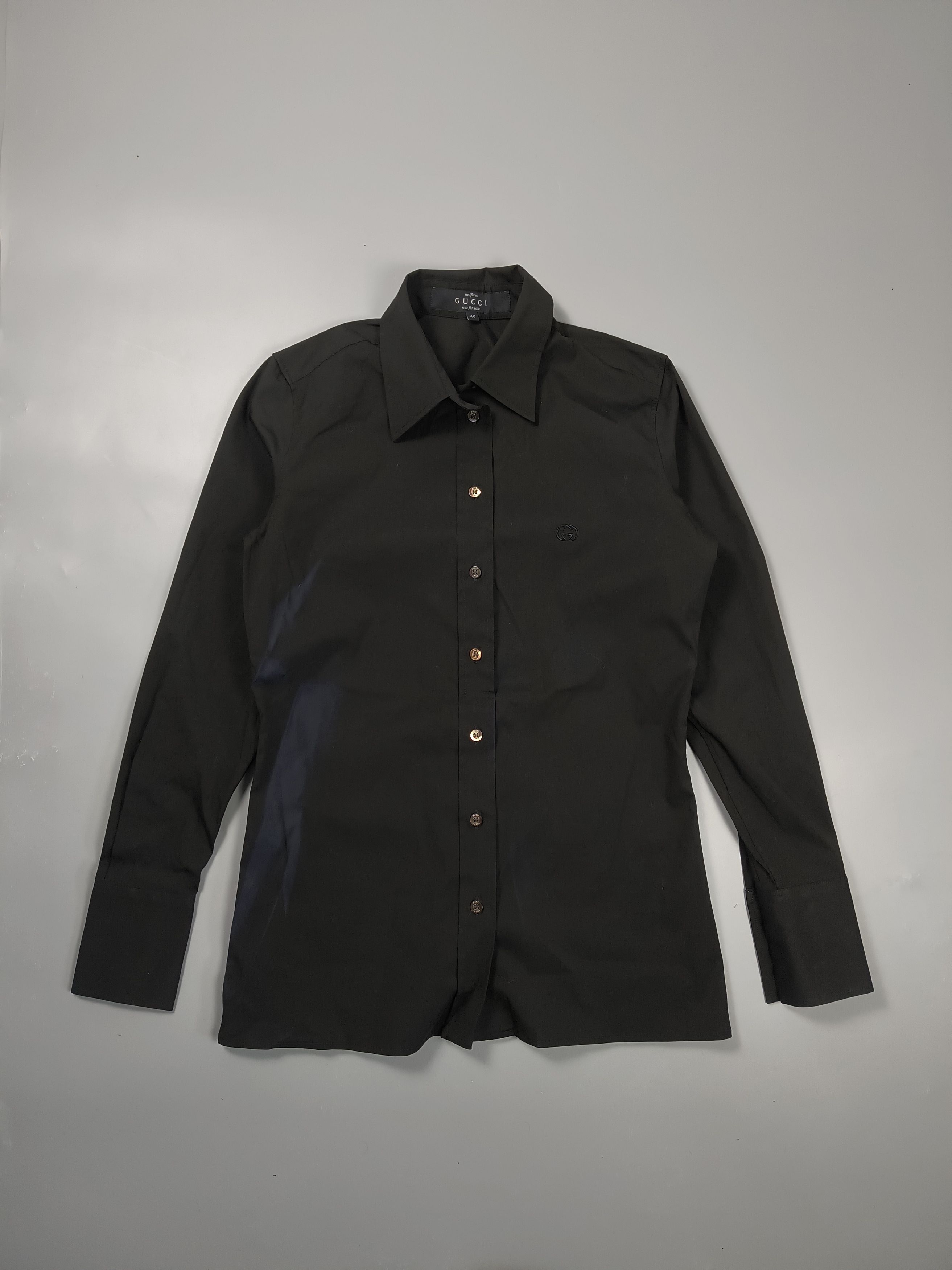 Gucci Gucci Uniform women's logo shirt 2009 Size S / US 4 / IT 40 - 1 Thumbnail