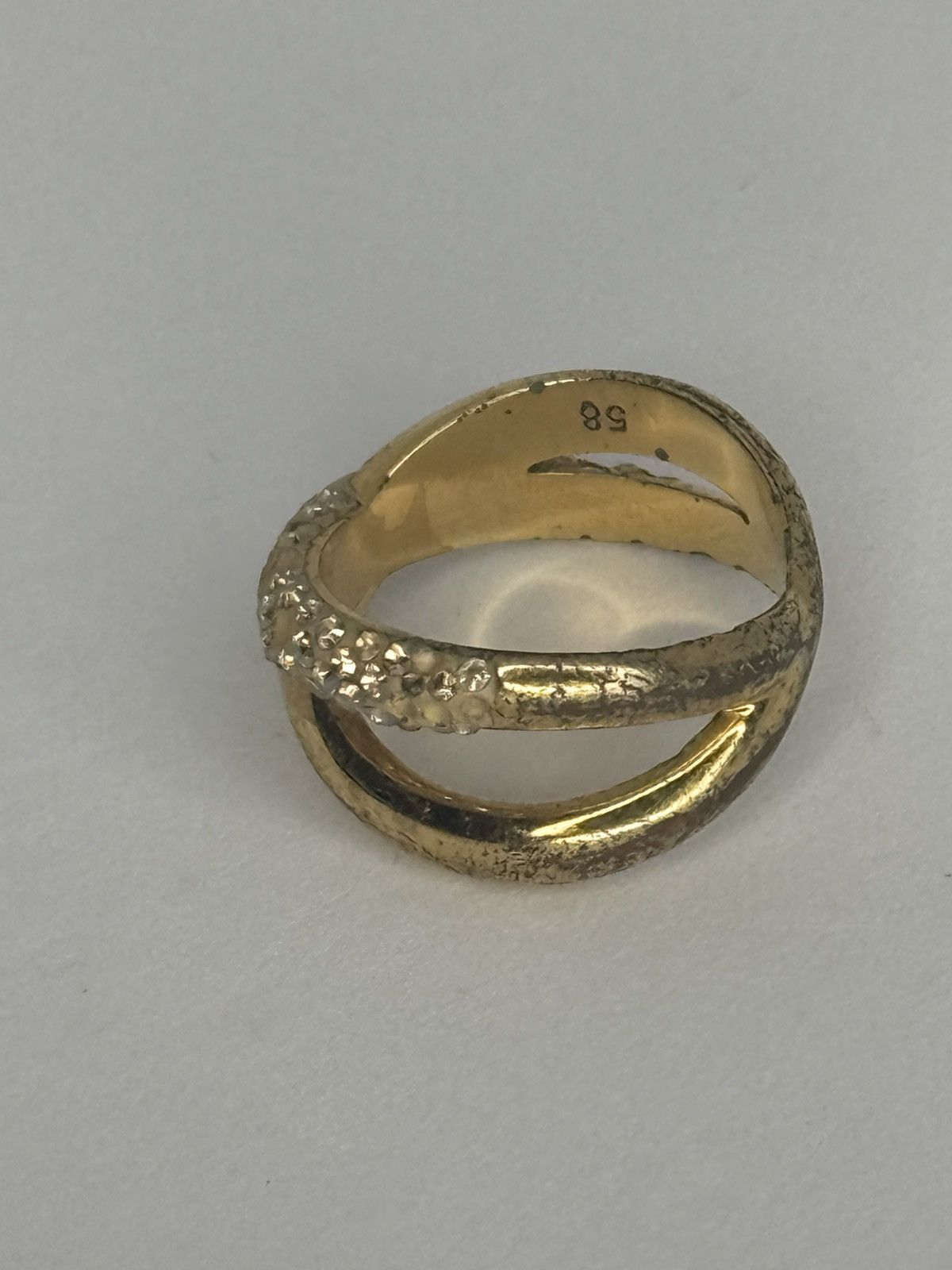 Swarovski Swarovski Gold Ring - missing crystals ! Size ONE SIZE - 1 Thumbnail