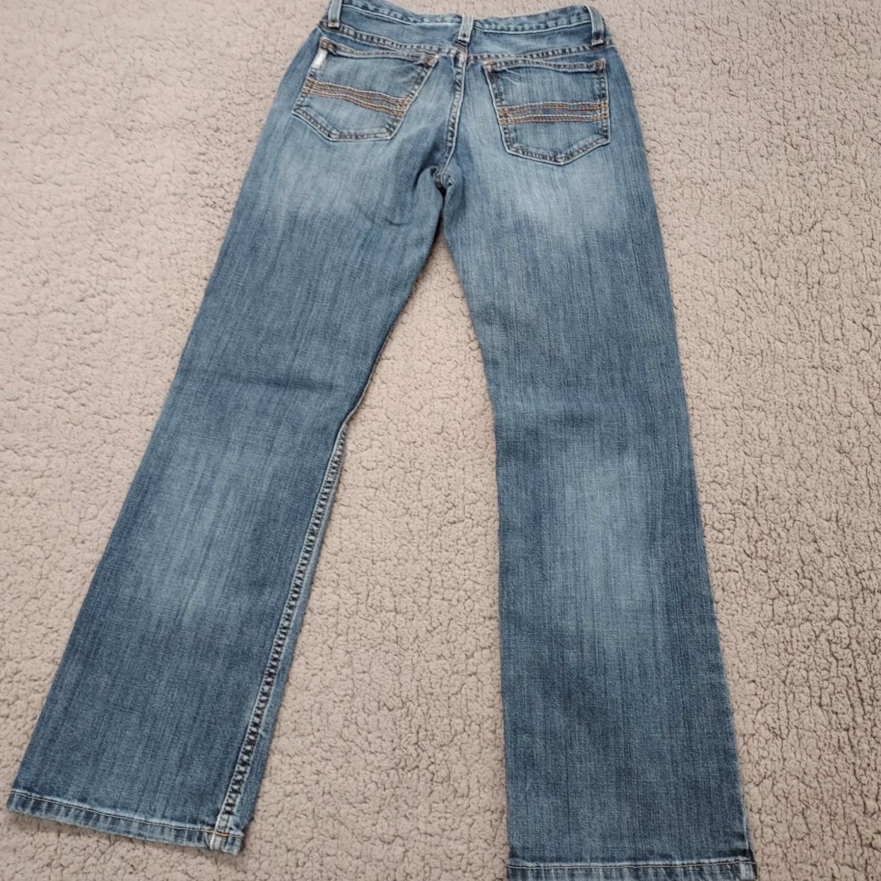 Denime Cinch Jeans Mens 26 x 30 Denim Blue Straight Leg Silver Label MB98034006 Normal Condition 5-Pocket Design Regular Rise Size US 26 / EU 42 - 2 Thumbnail