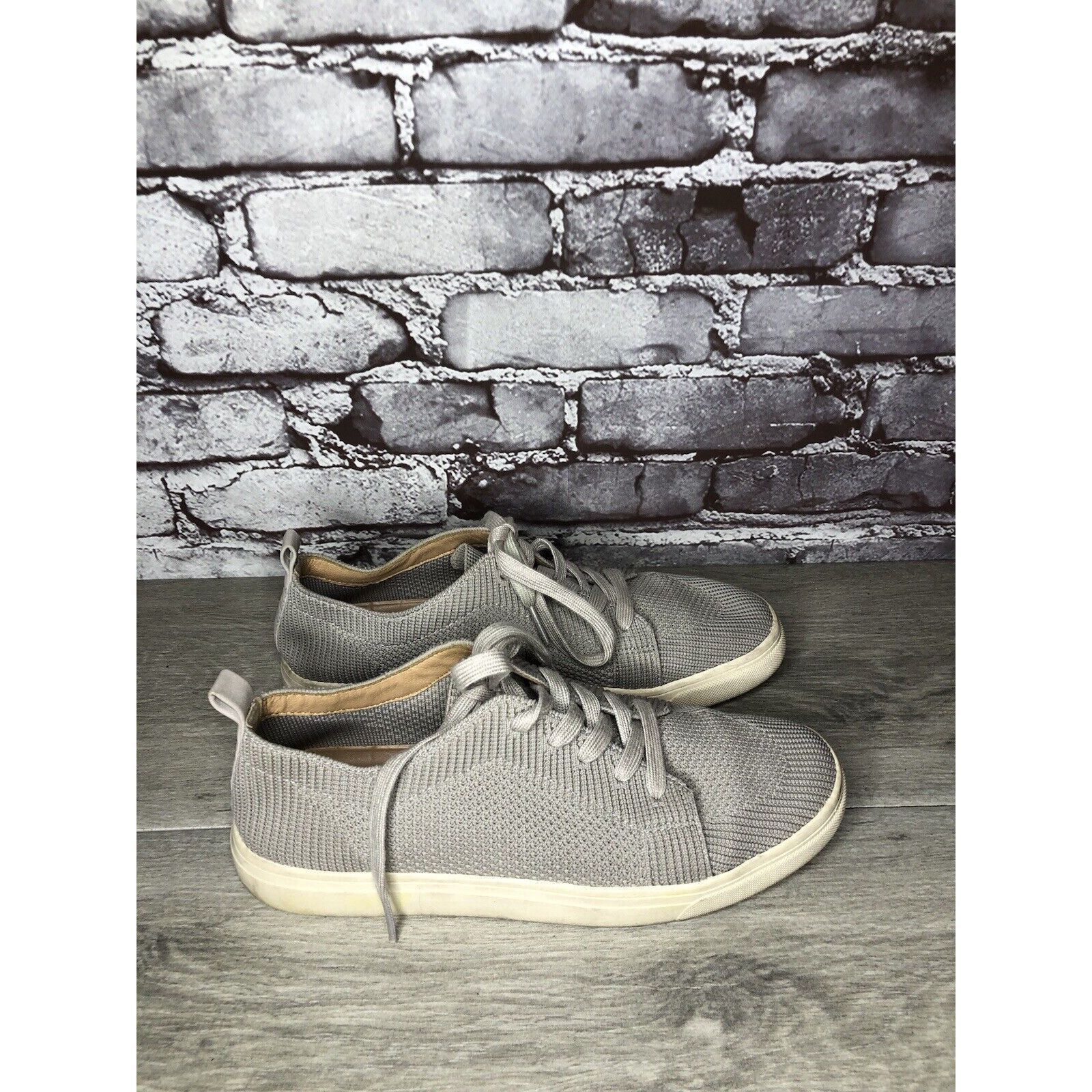Lucky Brand Lucky Brand Laddix Slip On Gray Ribbed Casual Sneakers Sz 9M Size US 9 / IT 39 - 16 Thumbnail