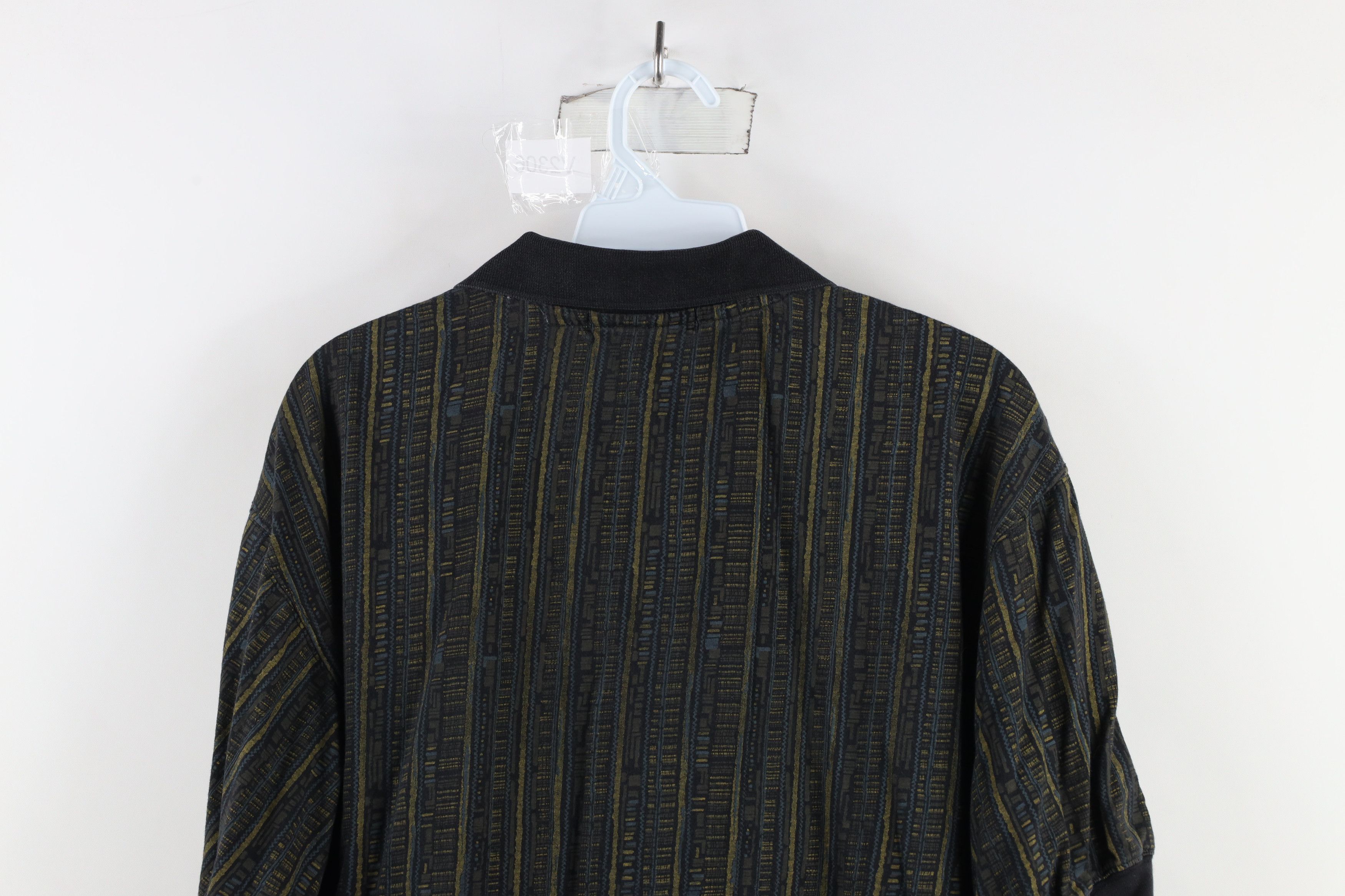 Vintage Vintage 90s Streetwear Abstract Striped Golf Polo Shirt Size US M / EU 48-50 / 2 - 6 Thumbnail