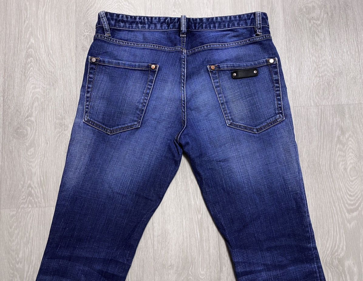 Just Cavalli Unisex Just Cavalli Slim Fit Washed Blue Jeans Denim Size US 31 - 4 Thumbnail