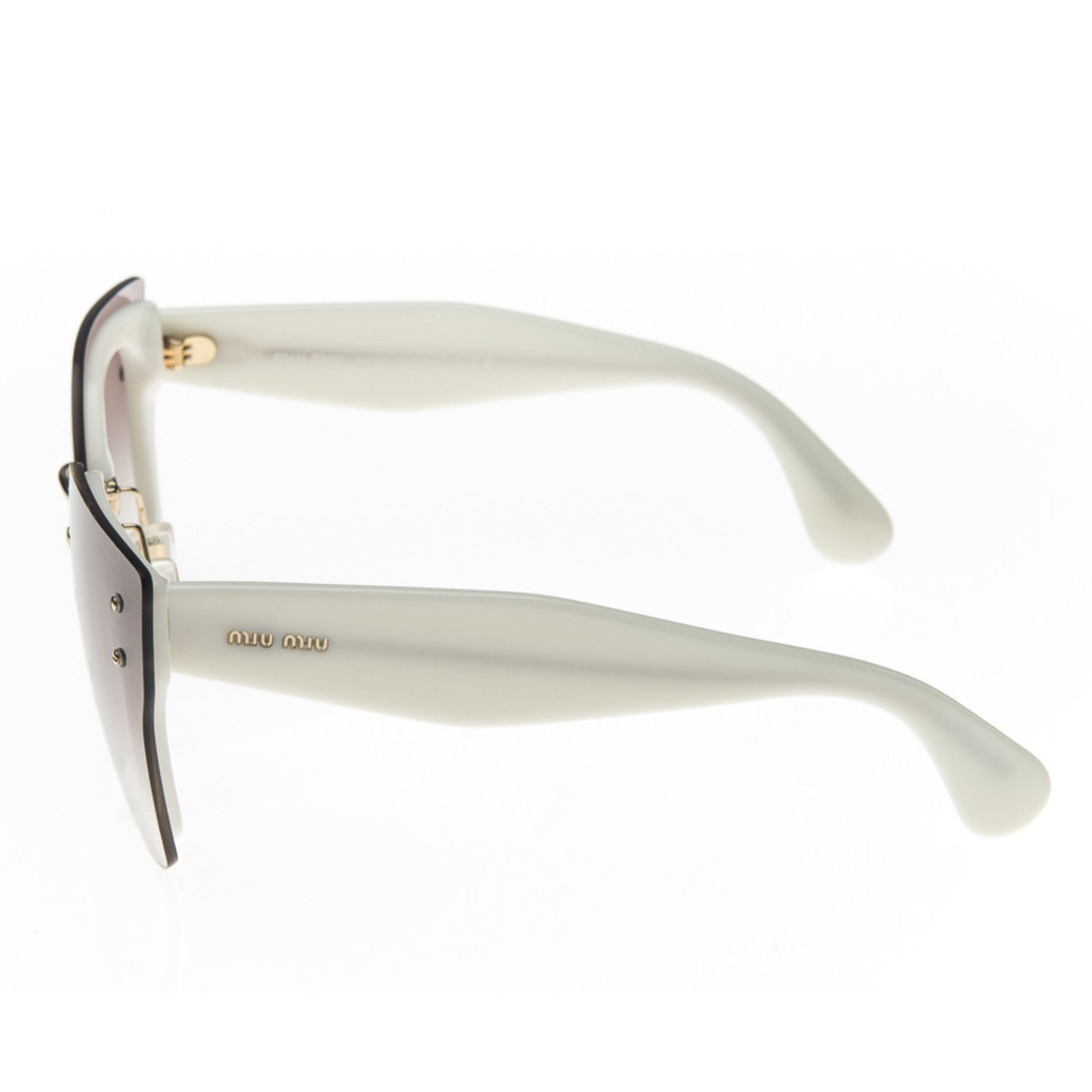 Miu Miu MIU MIU SMU 04R 7S3-1LO Vintage Cat Eye Sunglasses Size ONE SIZE - 3 Thumbnail