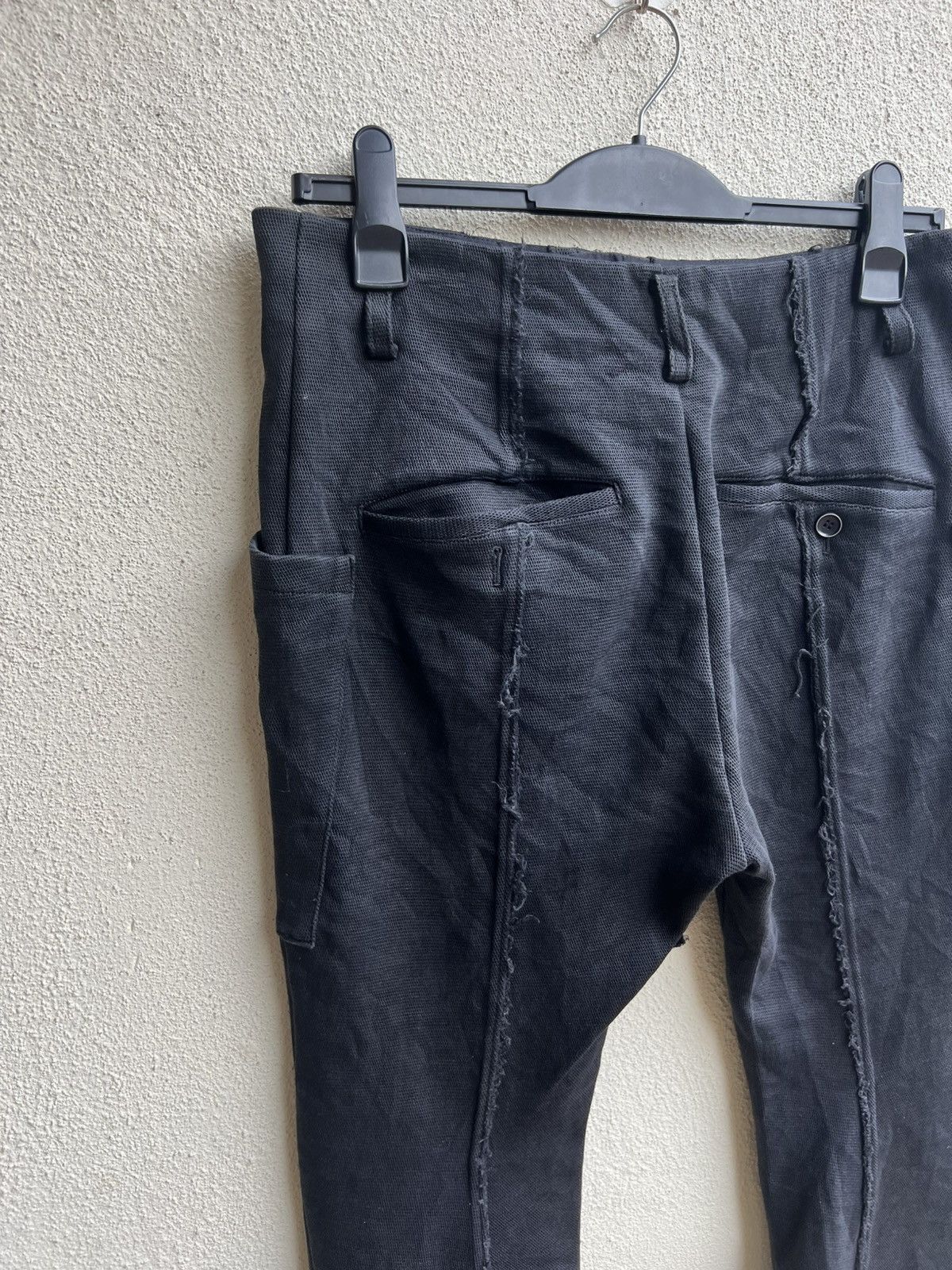 Bajra Bajra Made in Japan Raw Cut Black Trouser Stretch Pant Size US 30 / EU 46 - 15 Thumbnail