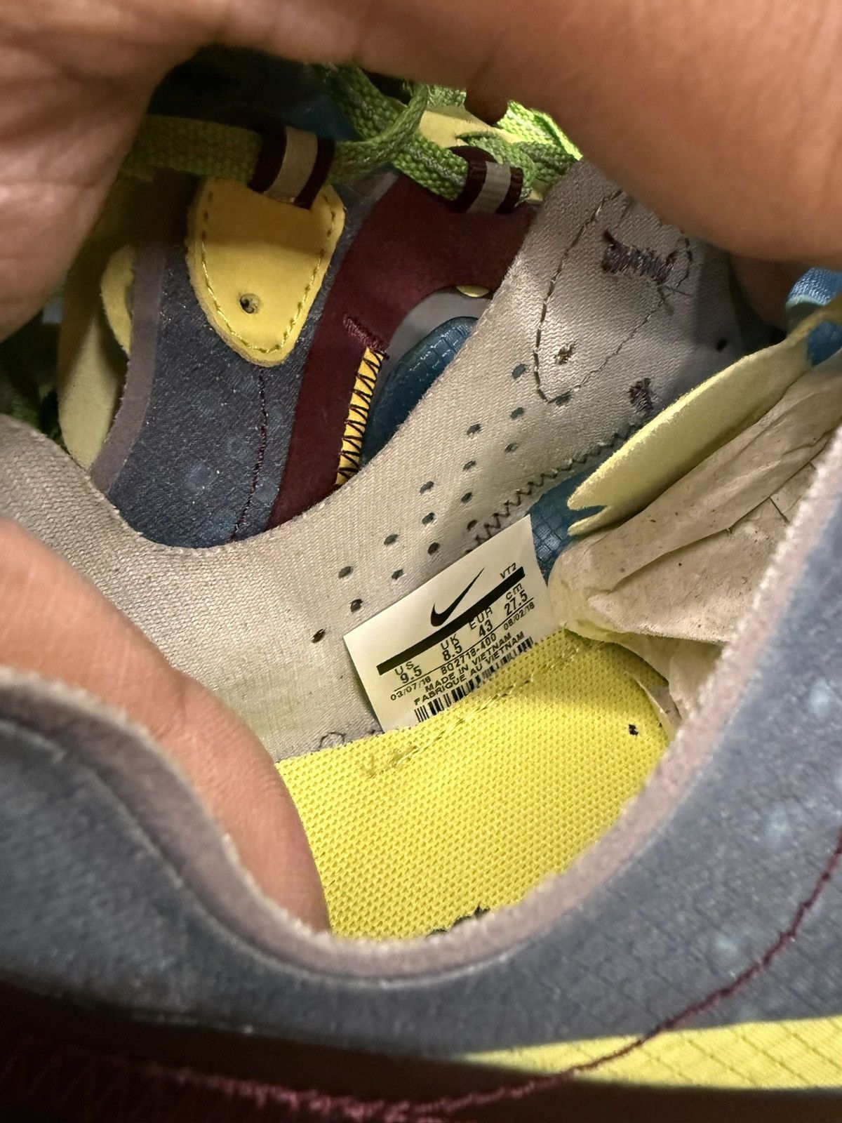 Nike × Undercover Nike React Element 87 Undercover Lakeside 9.5 BQ2718-400 Size US 9.5 / EU 42-43 - 9 Thumbnail