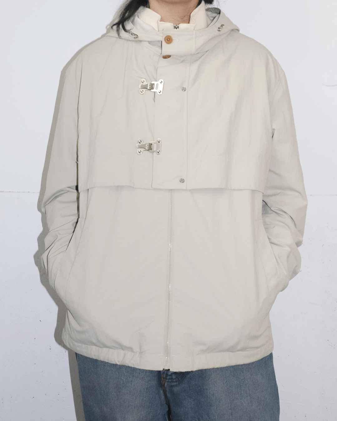 Allegri Allegri SS22 Utility High-Neck Hooded Windbreaker Size US M / EU 48-50 / 2 - 4 Thumbnail
