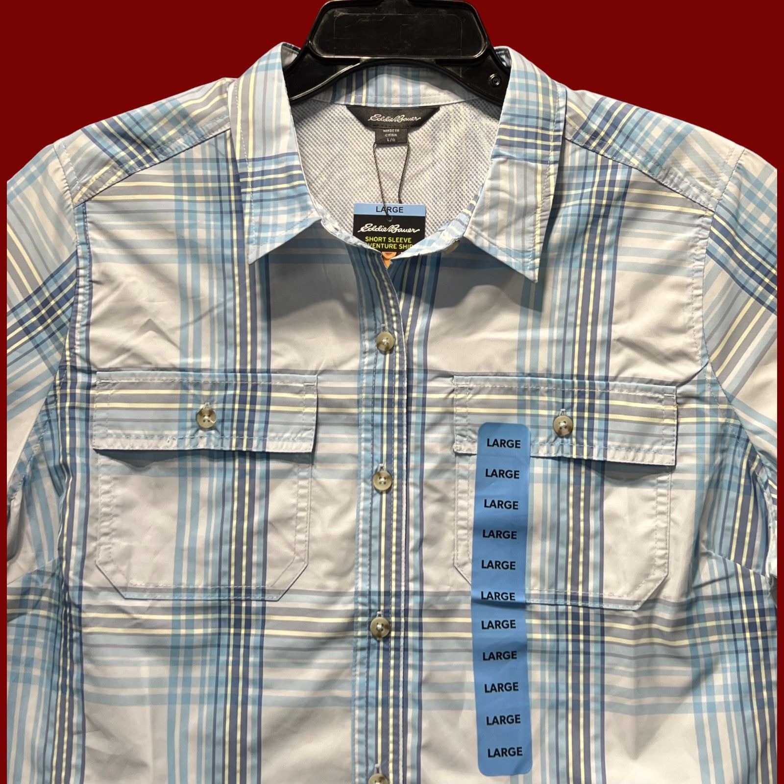 Other Eddie Bauer - Women's Moisture Wicking Short Sleeve Shirt - Size L / US 10 / IT 46 - 16 Thumbnail