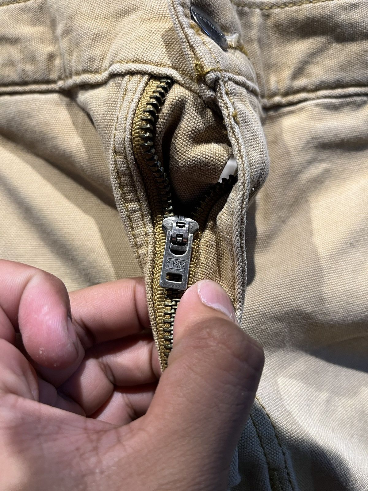 Carhartt × Vintage Vintage brown Carhartt insulated work carpenter pants Size US 36 / EU 52 - 3 Thumbnail