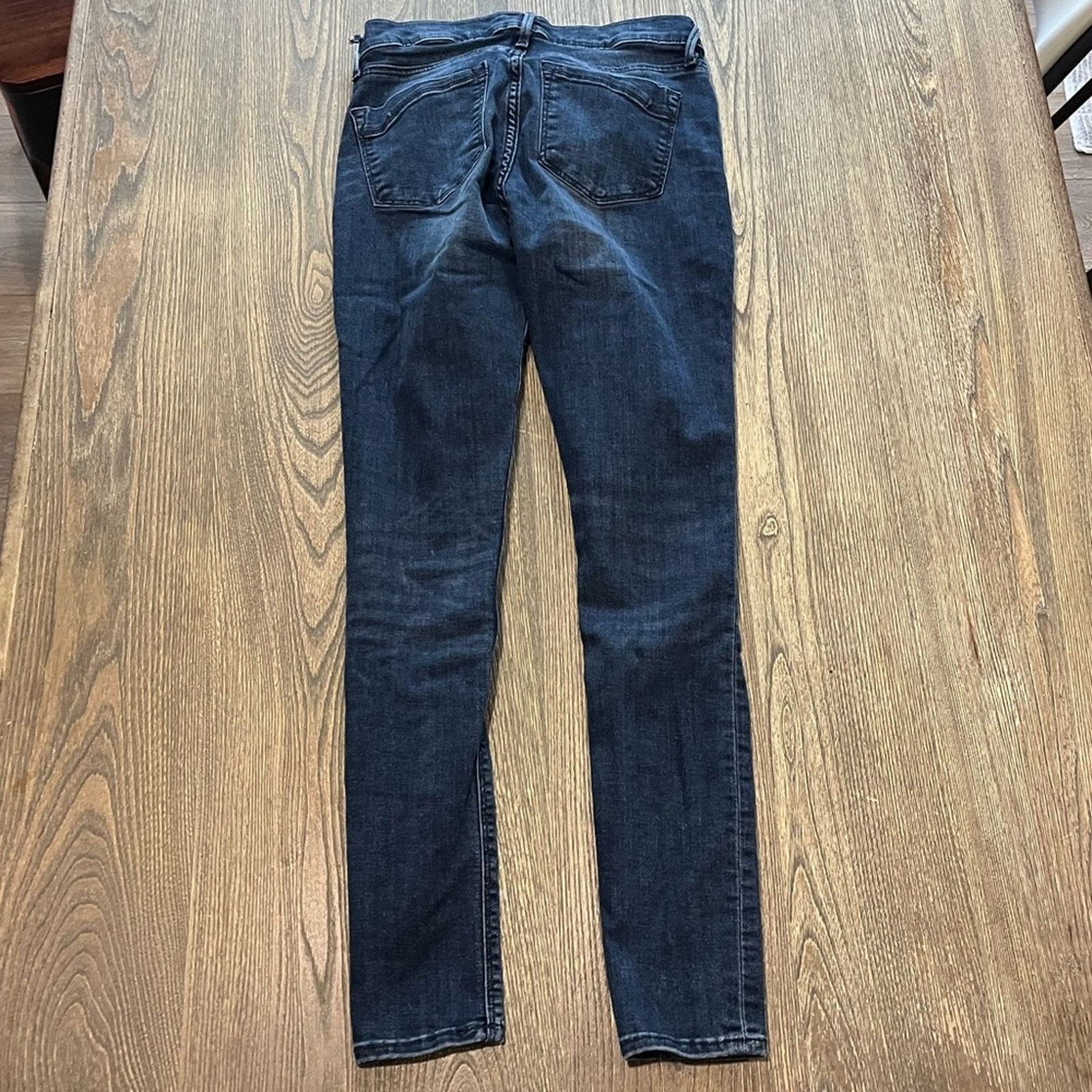 Express Express Supersoft Legging Jeans Mid Rise Denim Blue Size 4 Size 27" / US 4 / IT 40 - 11 Thumbnail