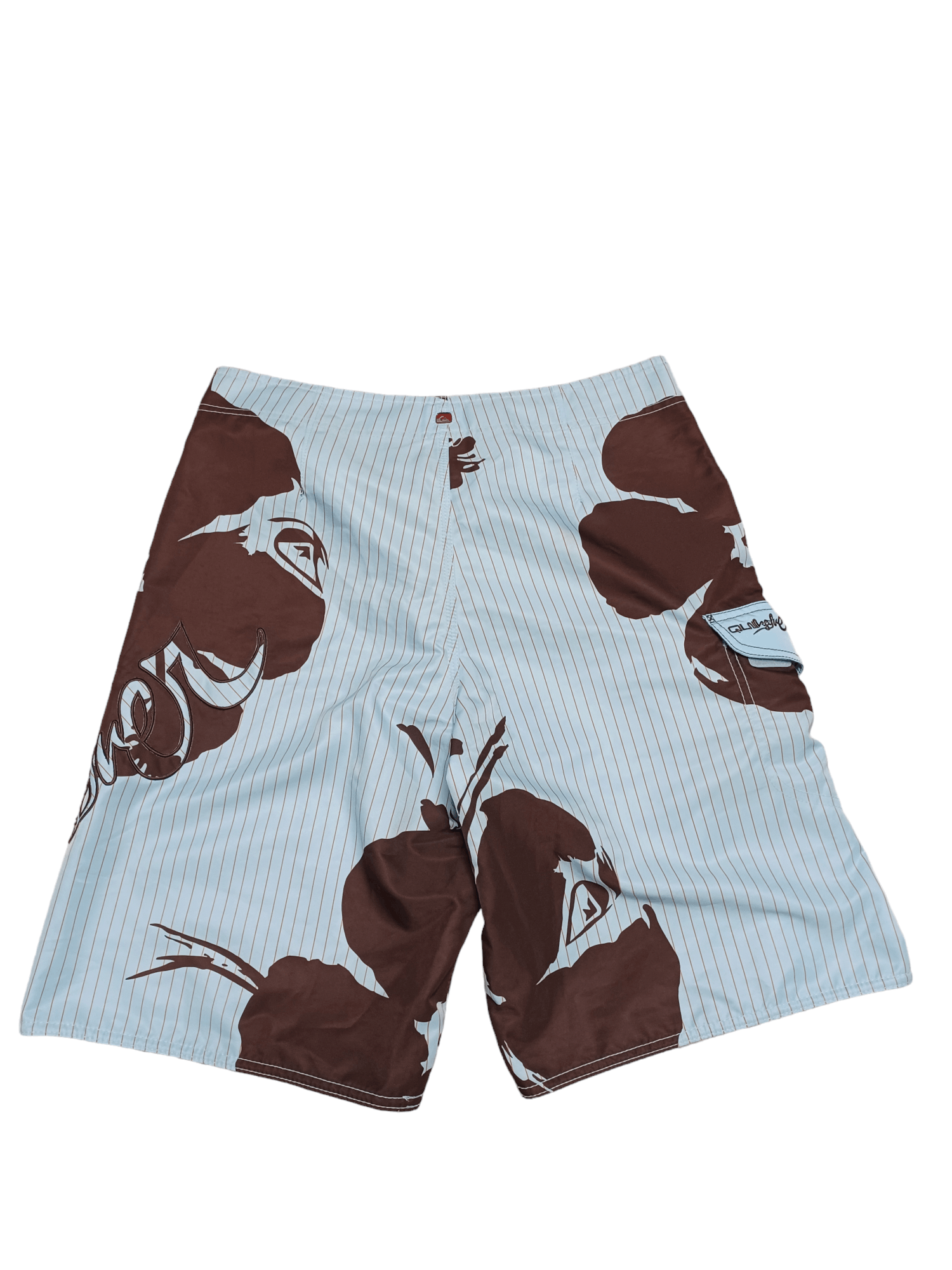 Quiksilver QUIKSILVER BIGLOGO EMBROIDERED SURF STYLE SWIM NYLON SHORTS Size US 32 / EU 48 - 2 Thumbnail