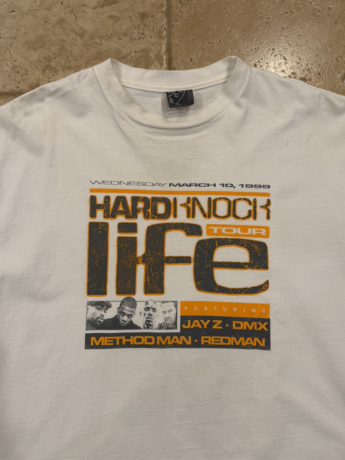 Vintage Vintage Jay Z DMX Hard Knock Life Ryde Die Tour ‘99 Rap Tee Size US XXL / EU 58 / 5 - 6 Thumbnail