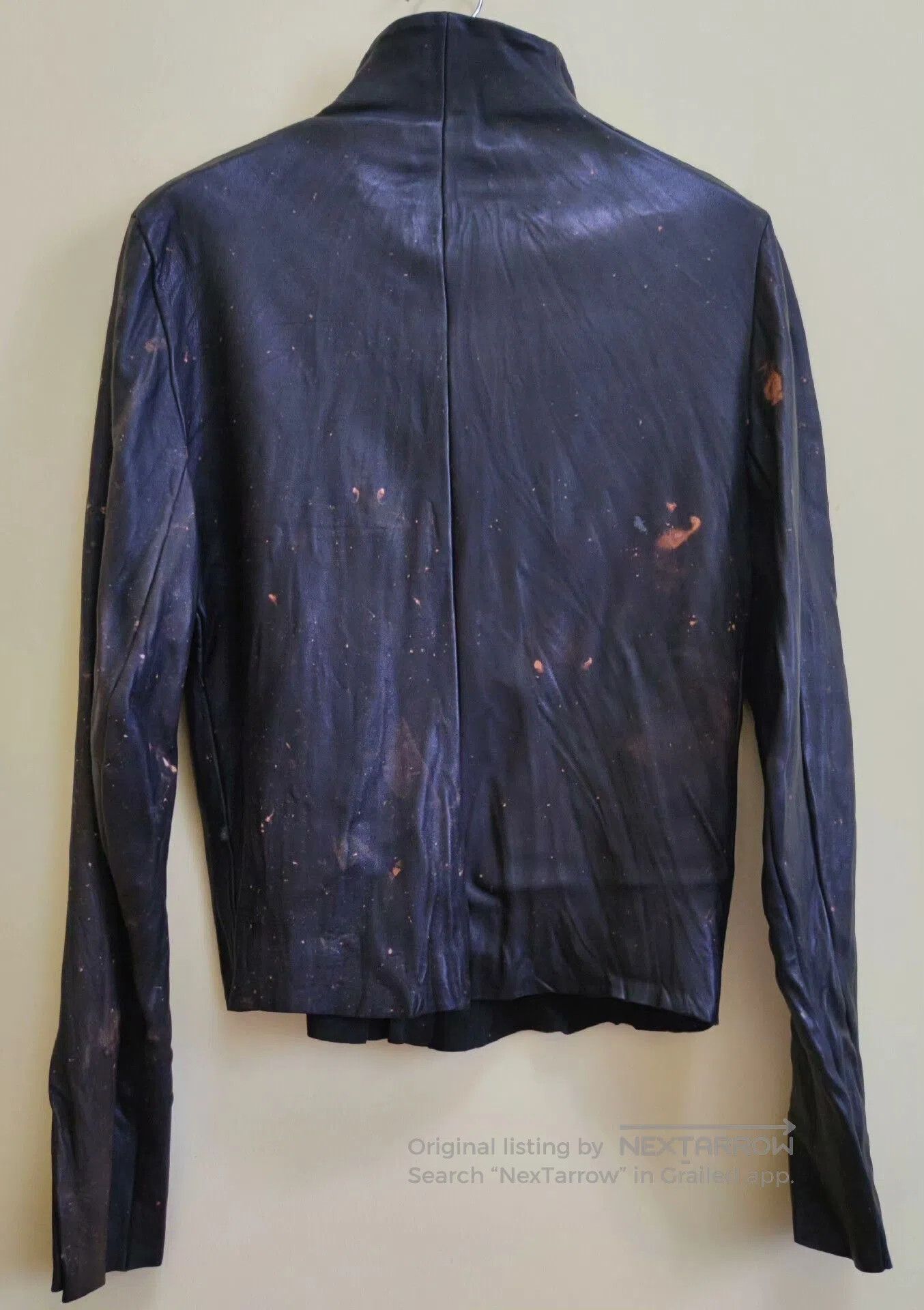 Rick Owens Obscur Vintage Black Leather Jacket. Size US M / EU 48-50 / 2 - 1 Thumbnail