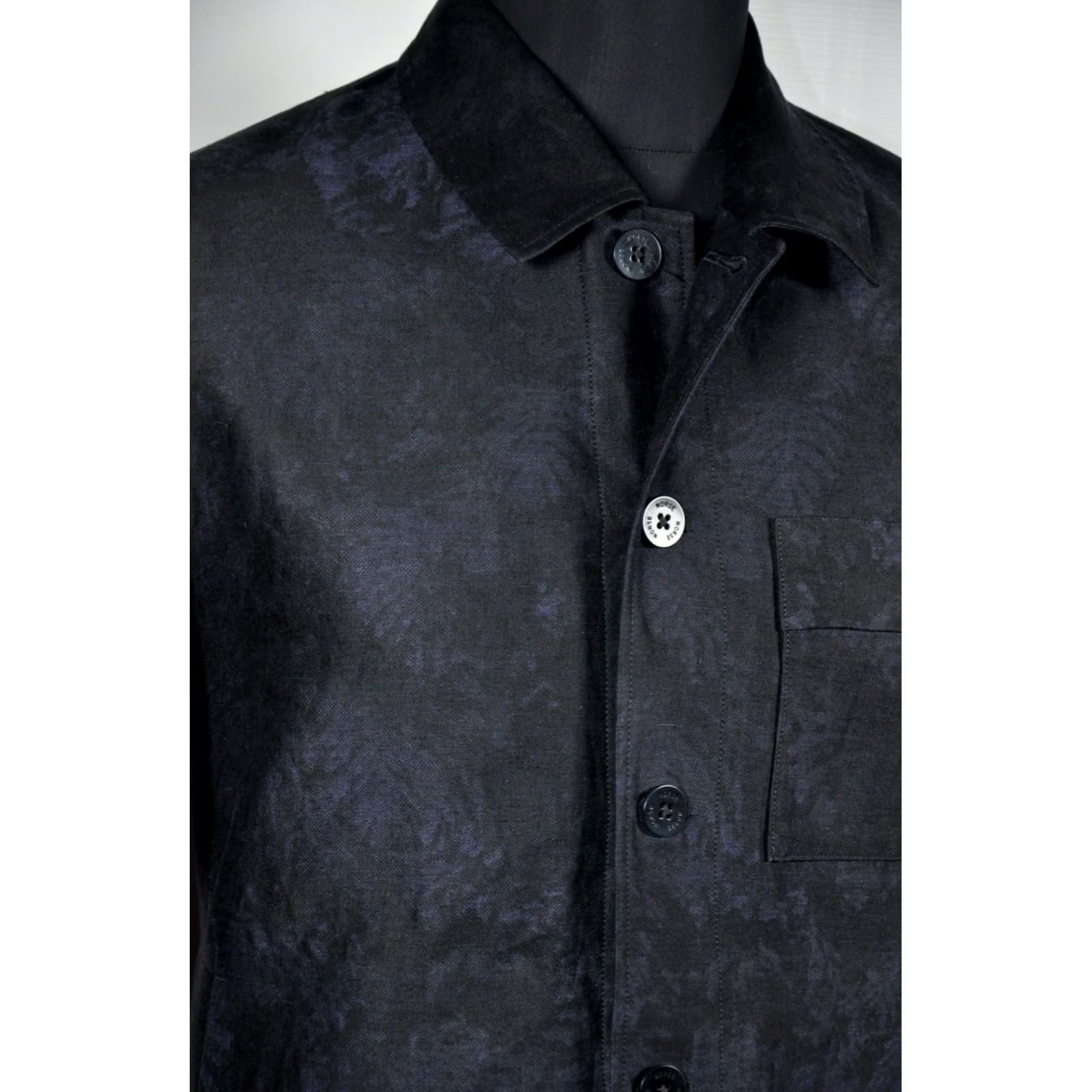 Norse Projects Norse Projects Kyle Indigo Resort Linen Blend Overshirt Men's Jacket M Blue Luxury Casual Shirt Womens? Size US M / EU 48-50 / 2 - 6 Thumbnail