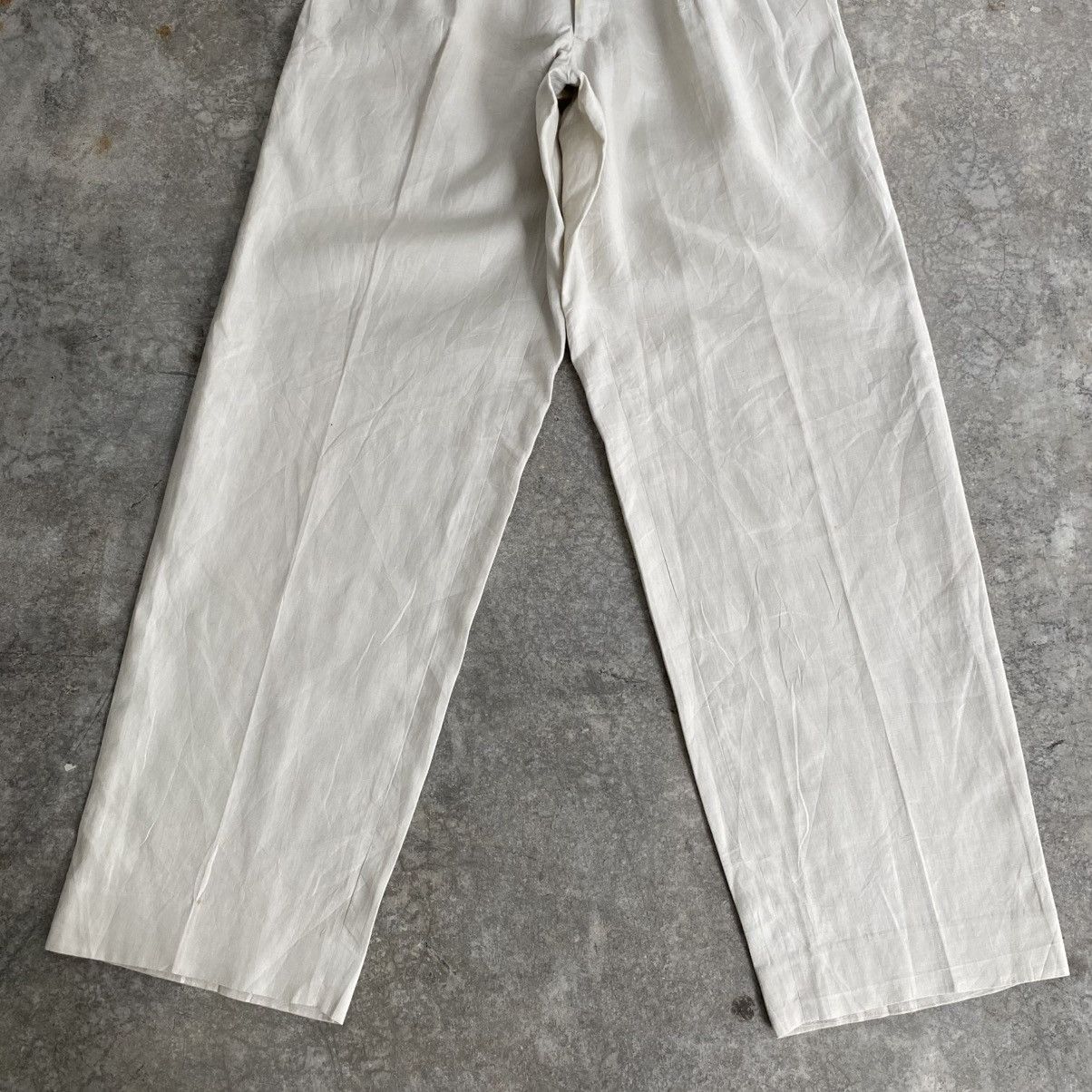 Issey Miyake 1980’s Issey Miyake Linen Pleated Baggy Trouser Pants Size US 28 / EU 44 - 5 Thumbnail