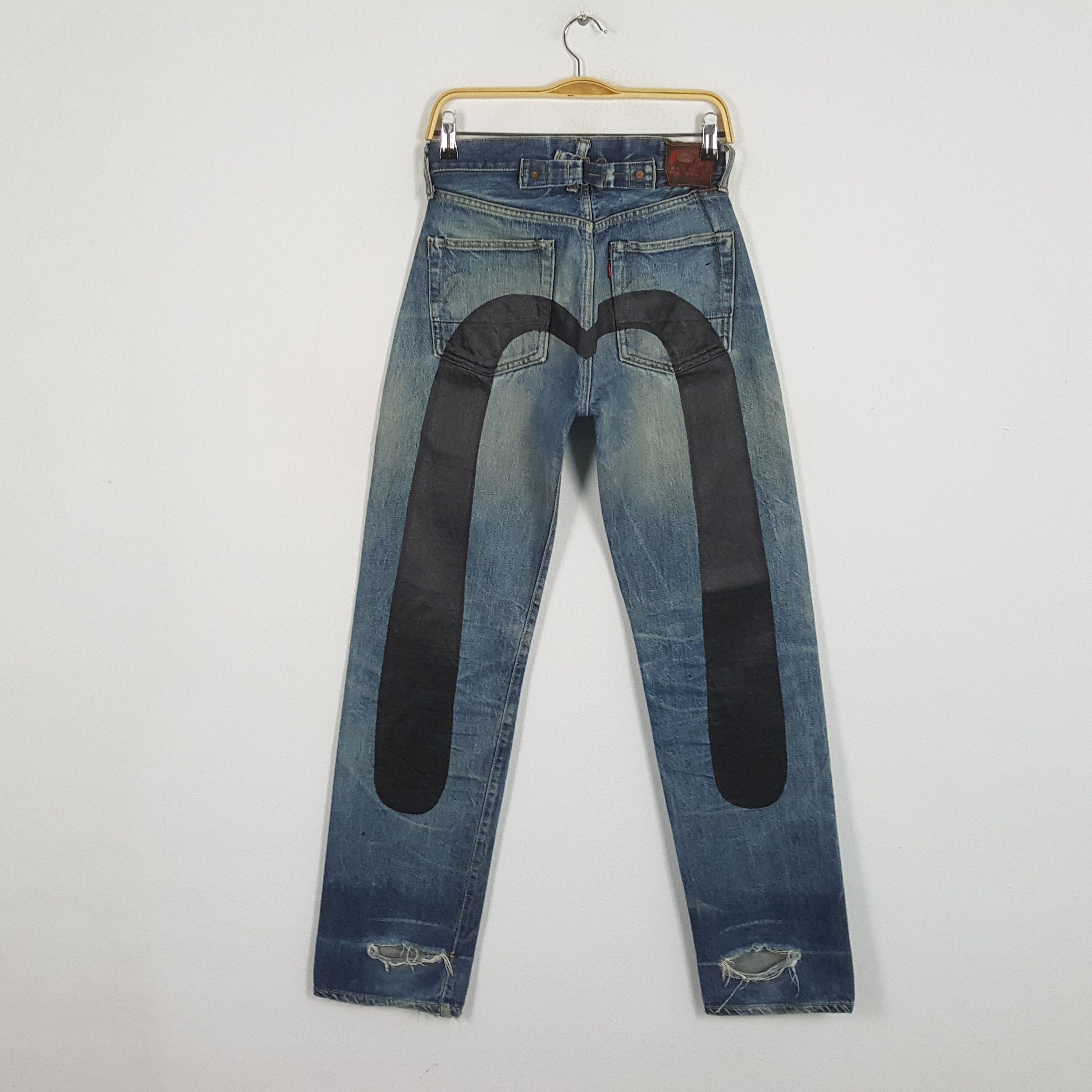 Evisu × Japanese Brand × Vintage Vintage EVIS Japanese Brand Daicock Custom Style Jeans Size US 26 / EU 42 - 1 Thumbnail