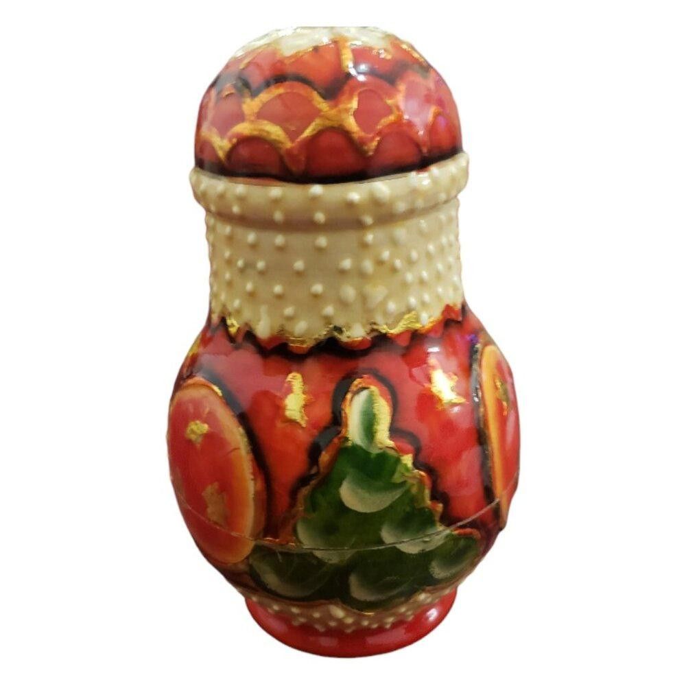 Designer Russian Nesting Santa Claus 8” Size ONE SIZE - 4 Thumbnail