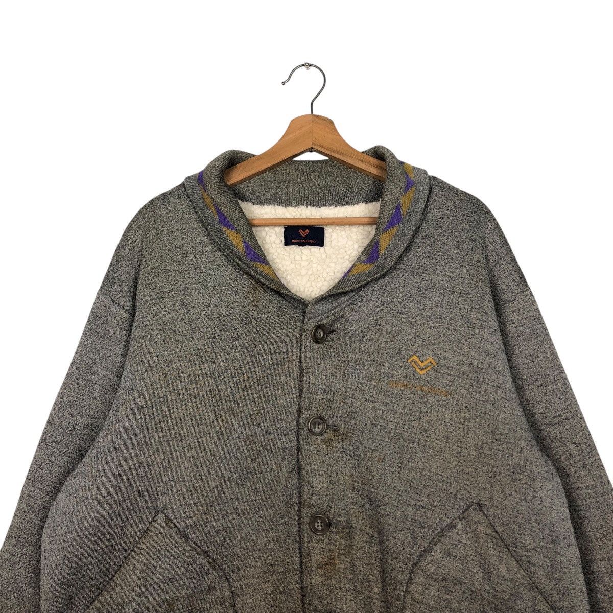 Japanese Brand × Vintage 📌Vintage Chore Blanket Jacket Mario Valentino Issey Miyake Size US M / EU 48-50 / 2 - 4 Thumbnail