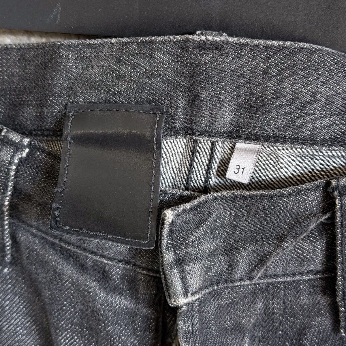 Dior 2000’s Dior Homme MIJ Thrashed Repair Denim By Hedi Slimane Size US 33 - 8 Thumbnail