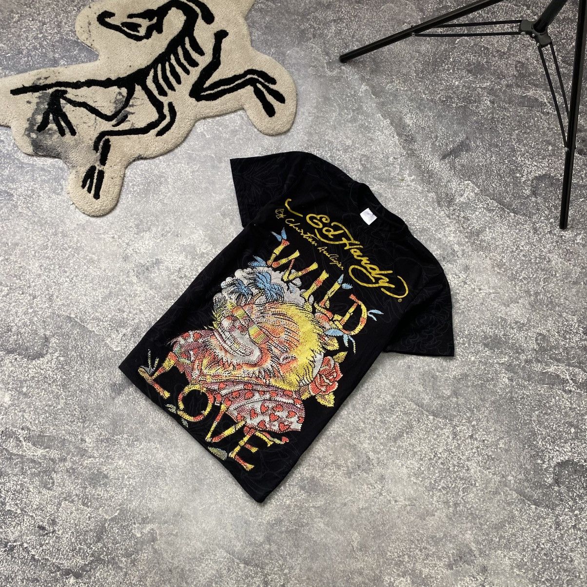 Ed Hardy Vintage Ed Hardy by Christian Audigier y2k overprinted tee Size US M / EU 48-50 / 2 - 1 Thumbnail
