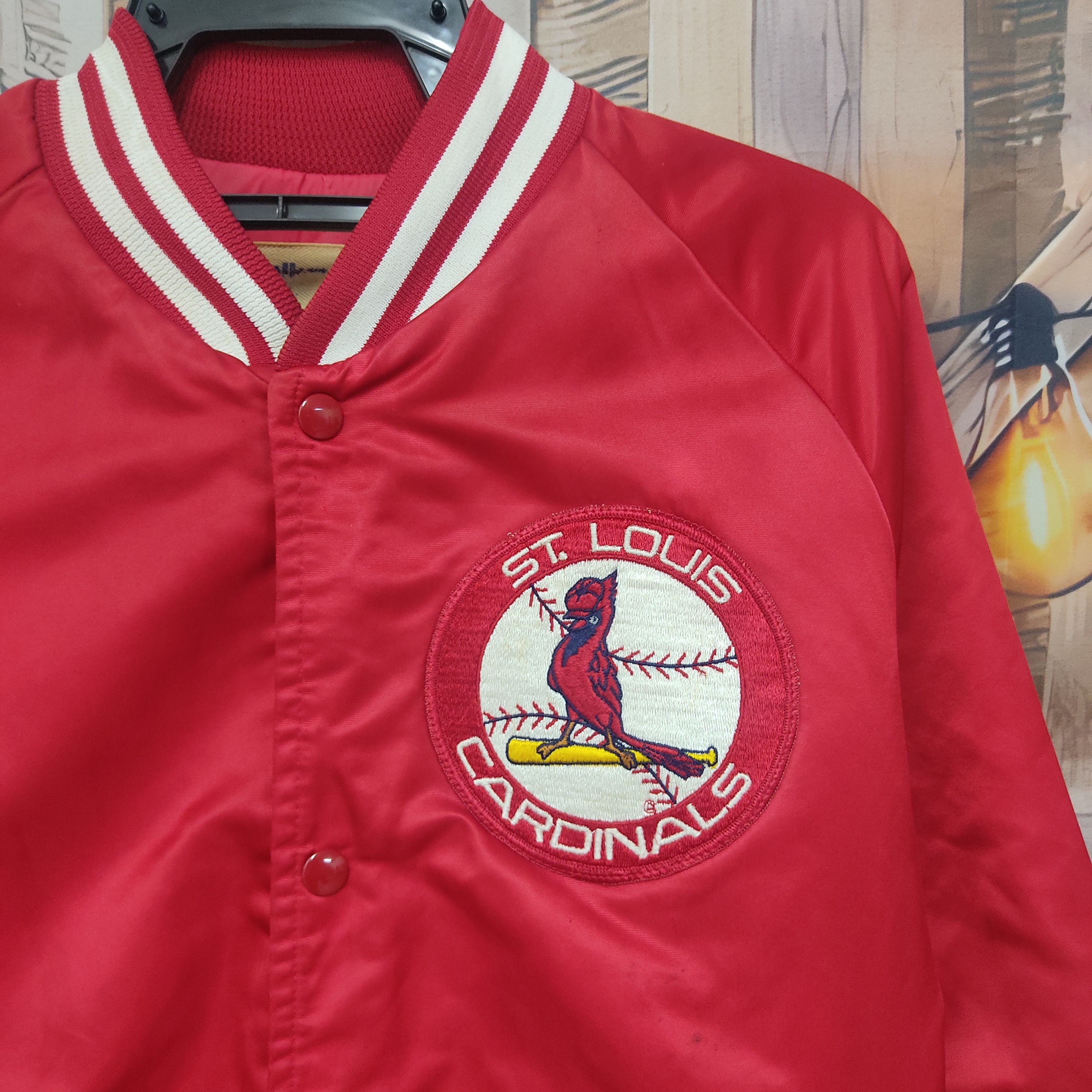 Chalk Line × MLB × Vintage ST. LOUIS CARDINALS by Chalk Line Bomber Jacket Size US M / EU 48-50 / 2 - 3 Thumbnail