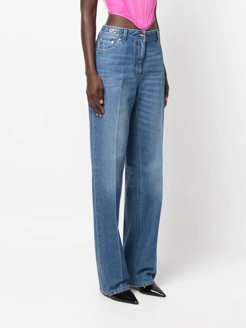 Versace o1y0226 Denim Pant in Blue Size 27" / US 4 / IT 40 - 3 Thumbnail