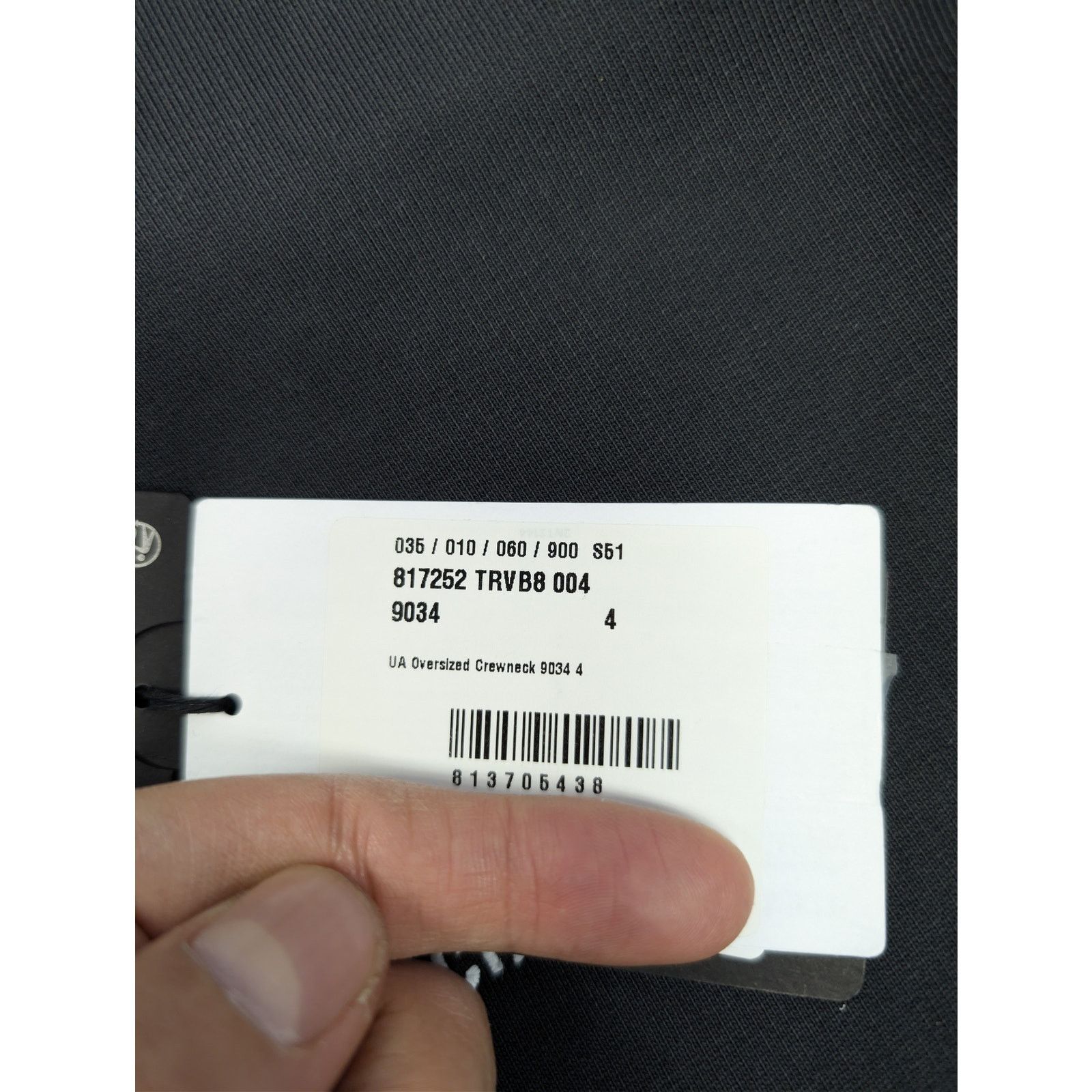 Balenciaga × Under Armour o1rshd1 Under Armour Oversized Crewneck Sweatshirt in Black Size US XL / EU 56 / 4 - 22 Thumbnail