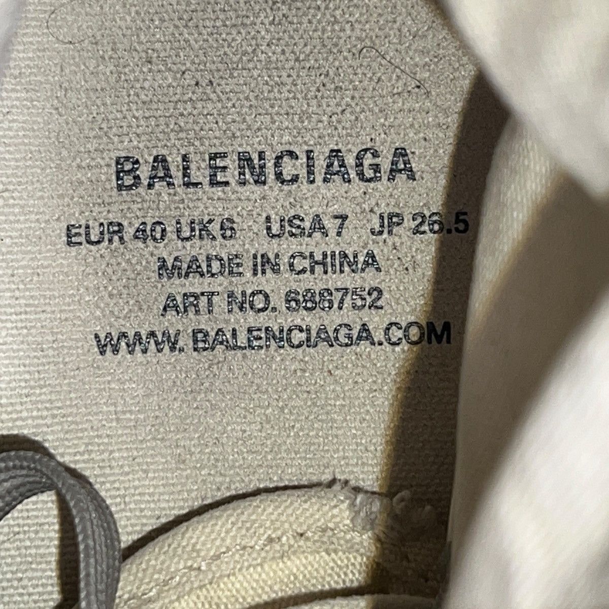 Balenciaga BALENCIAGA 2022AW "PARIS" High-Top Sneakers Size US 8 / EU 41 - 7 Thumbnail