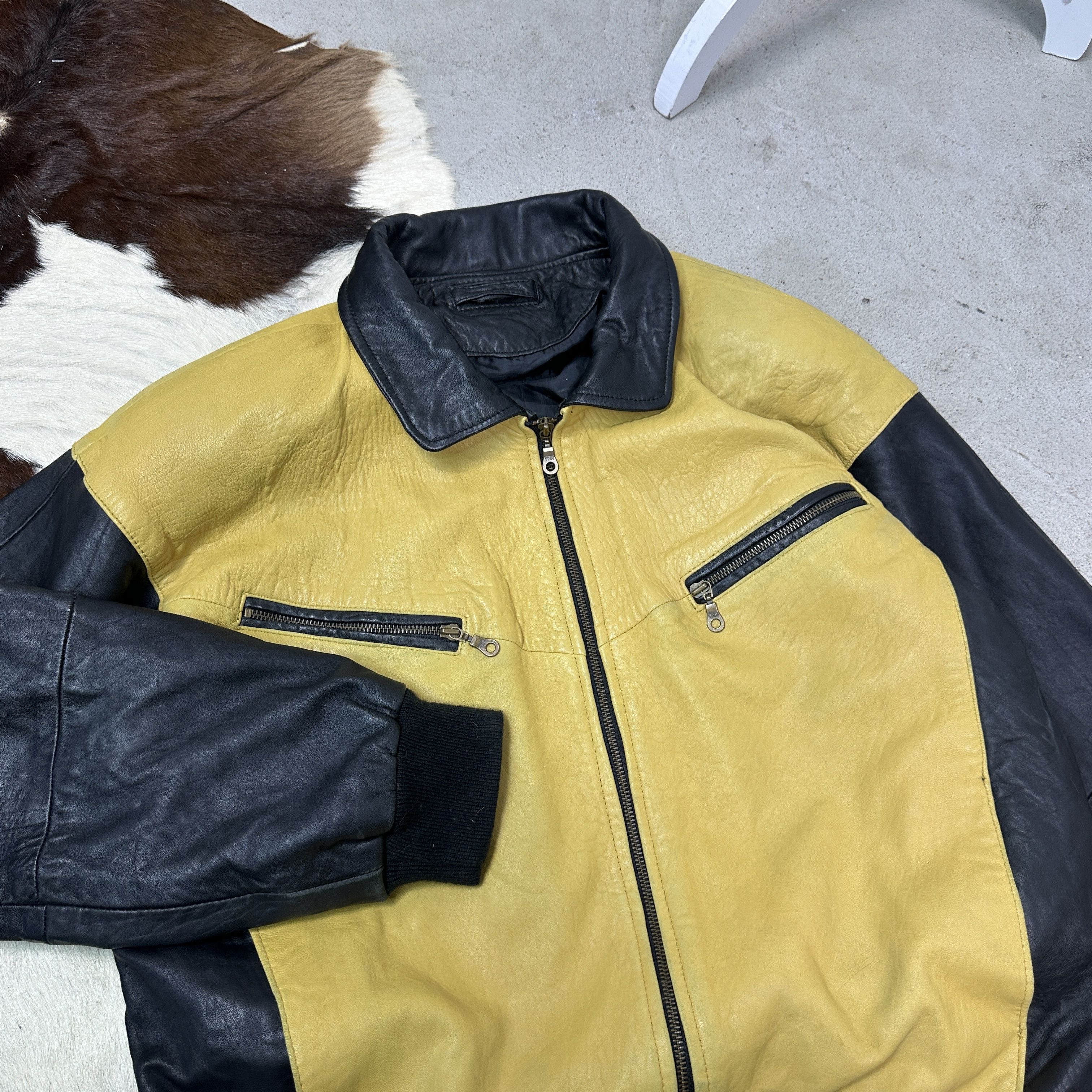 Vintage Vintage Leather Old School Moto Biker Jacket 80s Size US XL / EU 56 / 4 - 4 Thumbnail