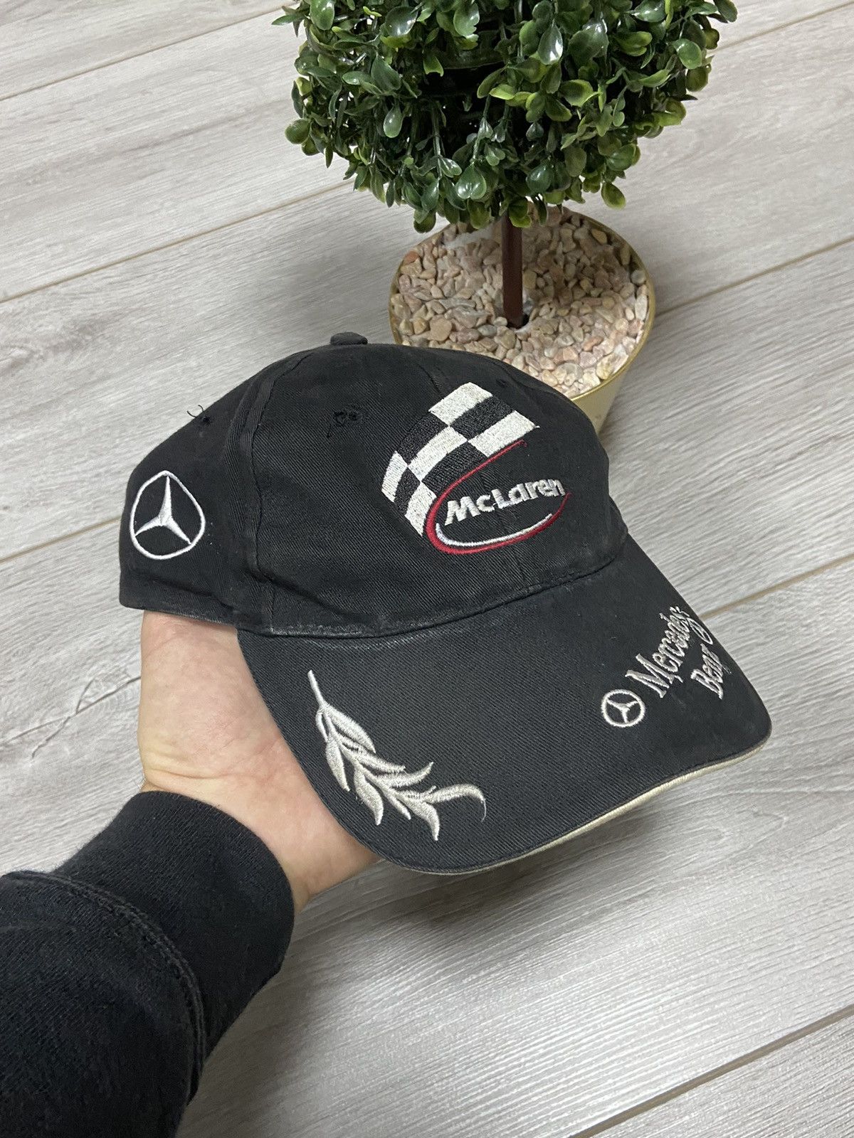Mercedes-Benz Mercedes Benz Mclaren vintage big logo cap racing Size ONE SIZE - 1 Thumbnail