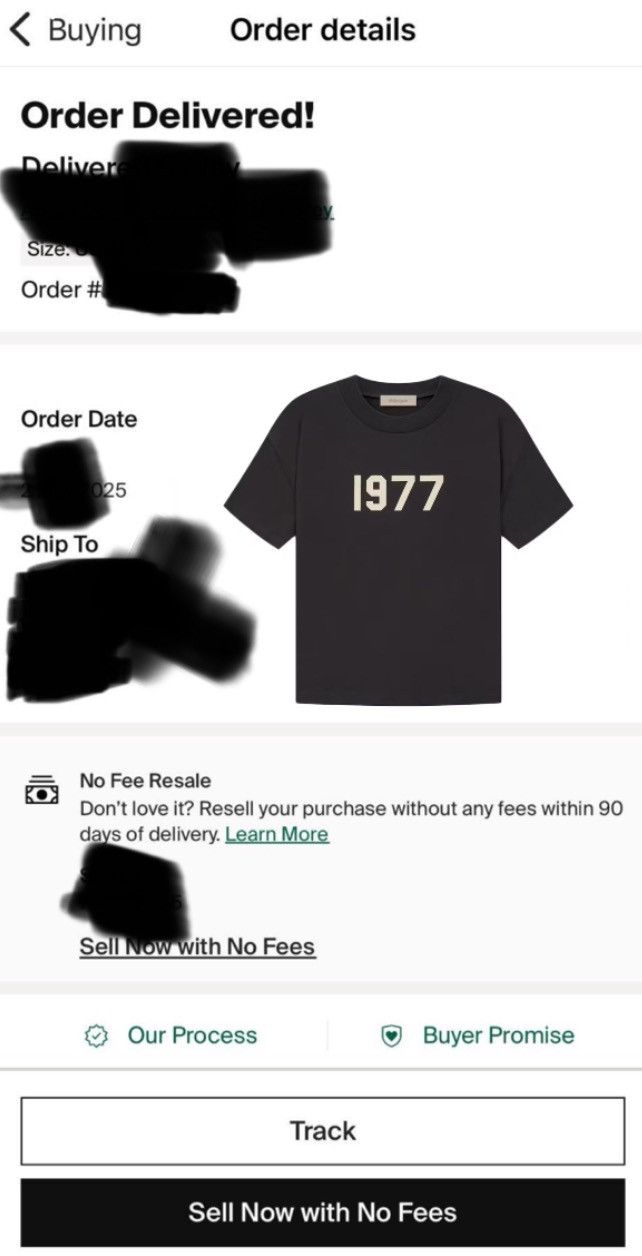 Essentials Essential t shirt 1977 size S eu Size US S / EU 44-46 / 1 - 6 Thumbnail