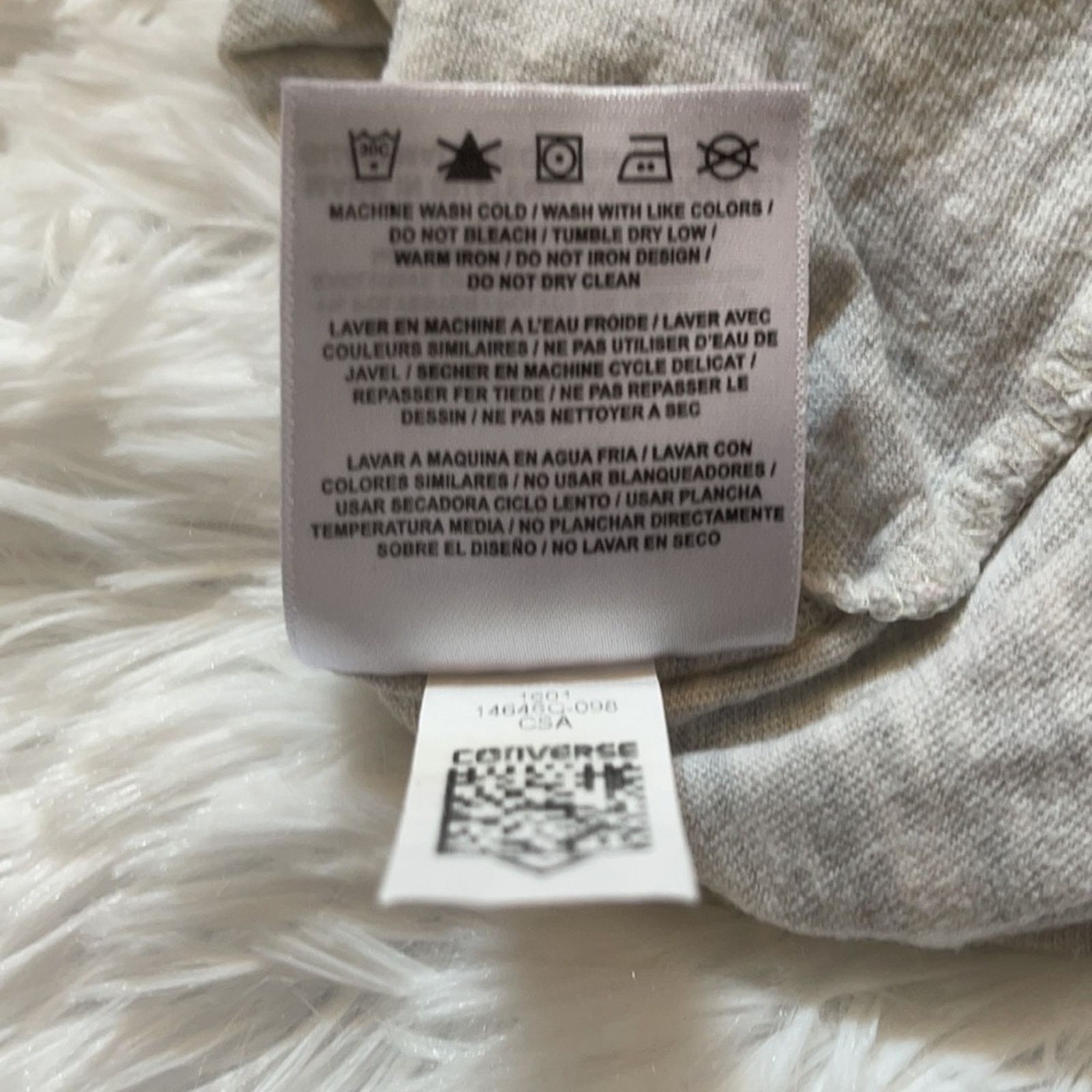 Converse Converse Grey/Pink Size:Large T-Shirt Size L / US 10 / IT 46 - 6 Thumbnail
