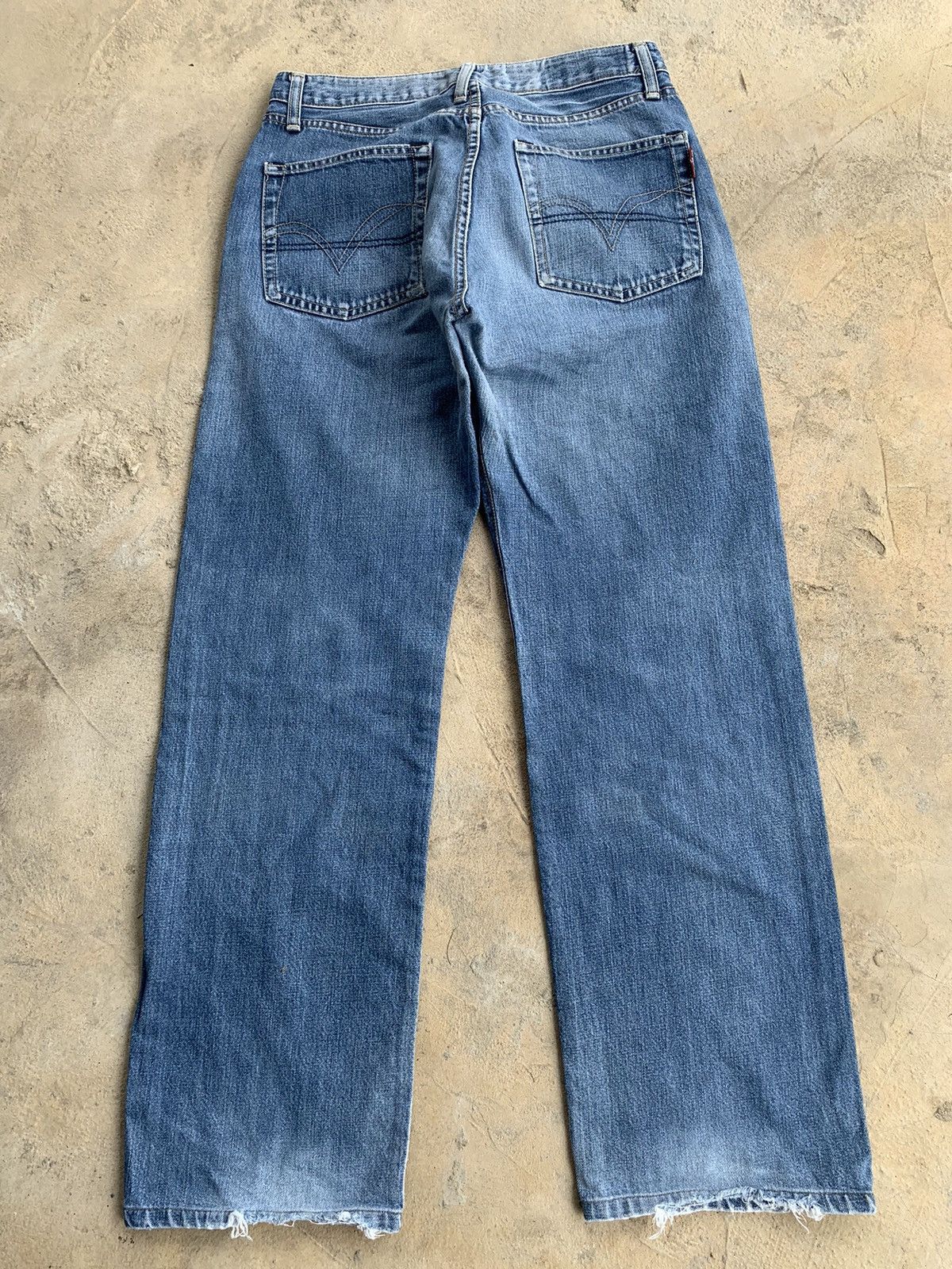 Japanese Brand × Vintage GO GETTER SELVEDGE DISTRESSED DENIM Size US 31 - 2 Thumbnail