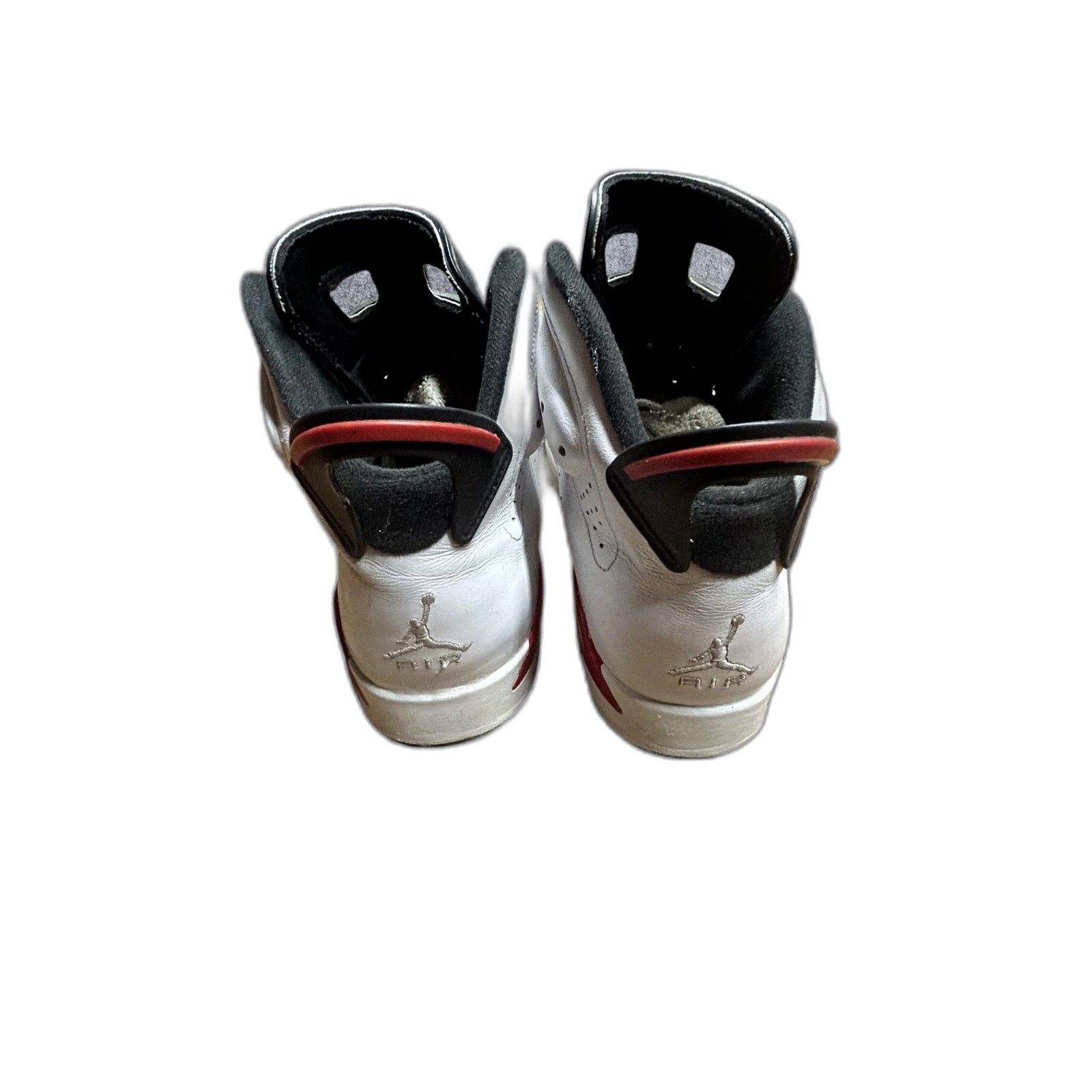 Jordan Brand Air Jordan 6 Retro Bulls White Varsity Red Black Sneakers Me Size US 11.5 / EU 44-45 - 5 Thumbnail