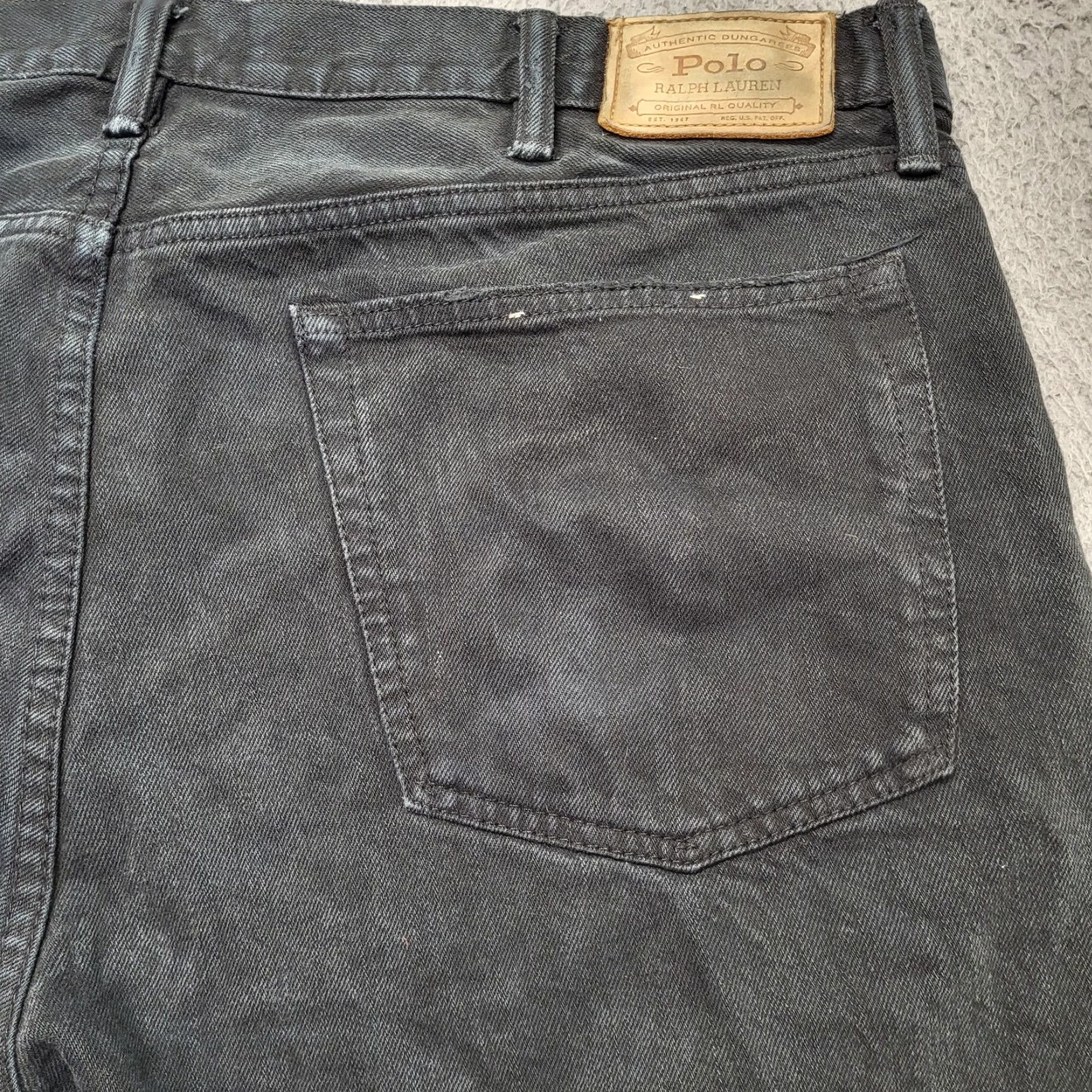 Polo Ralph Lauren Polo Ralph Lauren Jeans Men's Size 38x32 Black Denim Hampton Straight Hudson Size US M / EU 48-50 / 2 - 4 Thumbnail