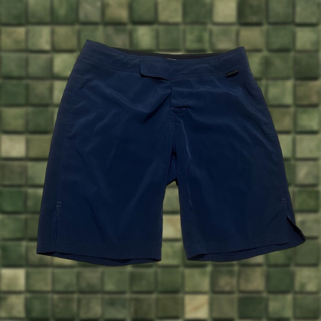 Vintage Laird Limited Edition Island Performance Board Shorts Mens 32 Blue Stretch Board Shorts Lifeguard Surfing Mens Regular XS? Wait. Size US 32 / EU 48 - 1 Thumbnail
