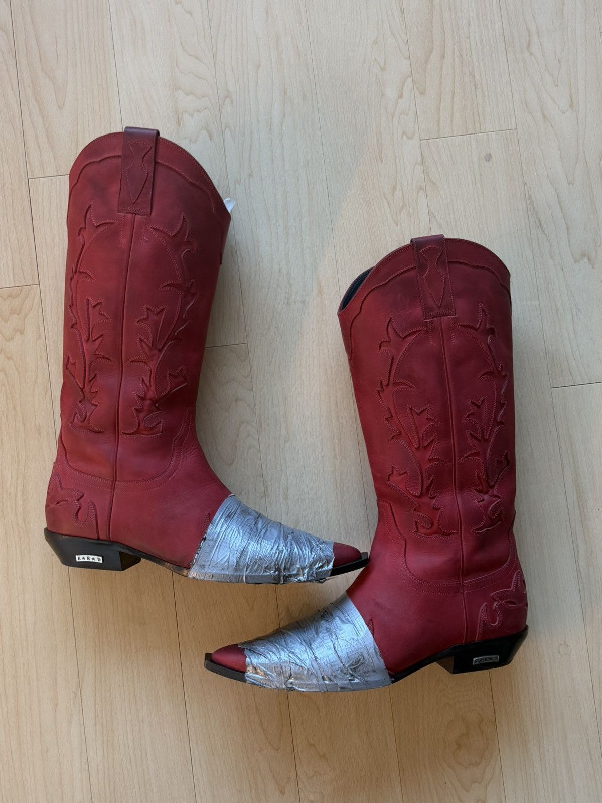 Enfants Riches Deprimes Duct Tape Cowboy Boot Size US 9 / EU 42 - 1 Thumbnail