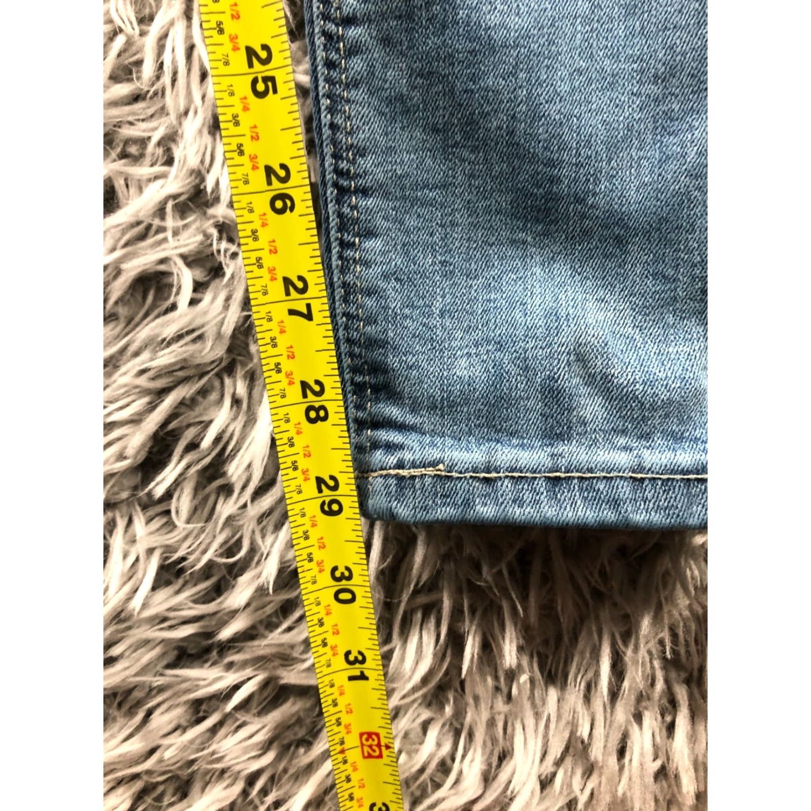 Old Navy VINTAGE Old Navy Rockstar Skinny Jeans Size 10 Long Womens Blue Medium Wash Flaw Size 32" / US 10 / IT 46 - 3 Thumbnail
