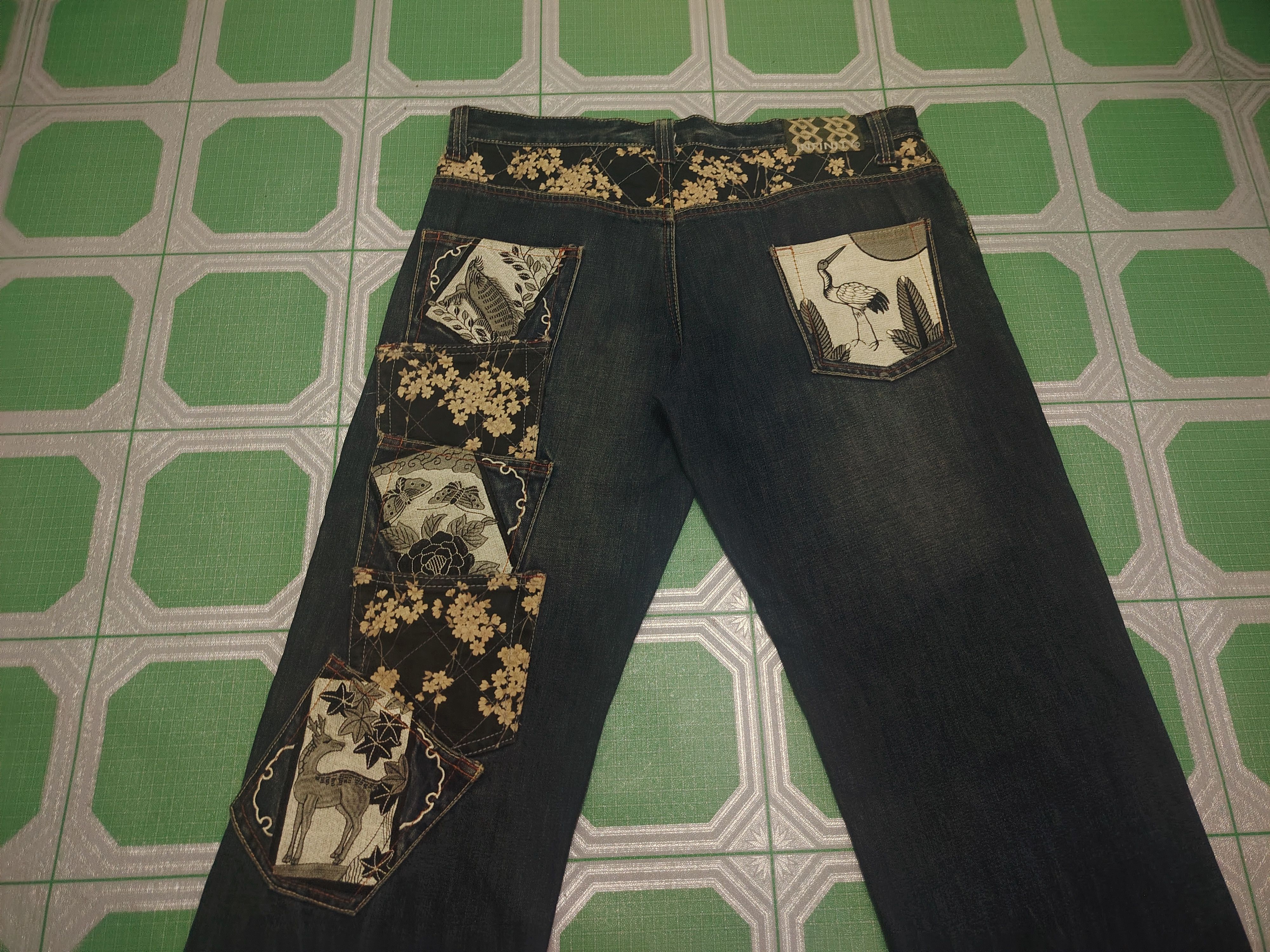 Karakuri Tamashii Rare Infinity Back Pocket Embroidered Karakuri style Size US 38 / EU 54 - 13 Thumbnail