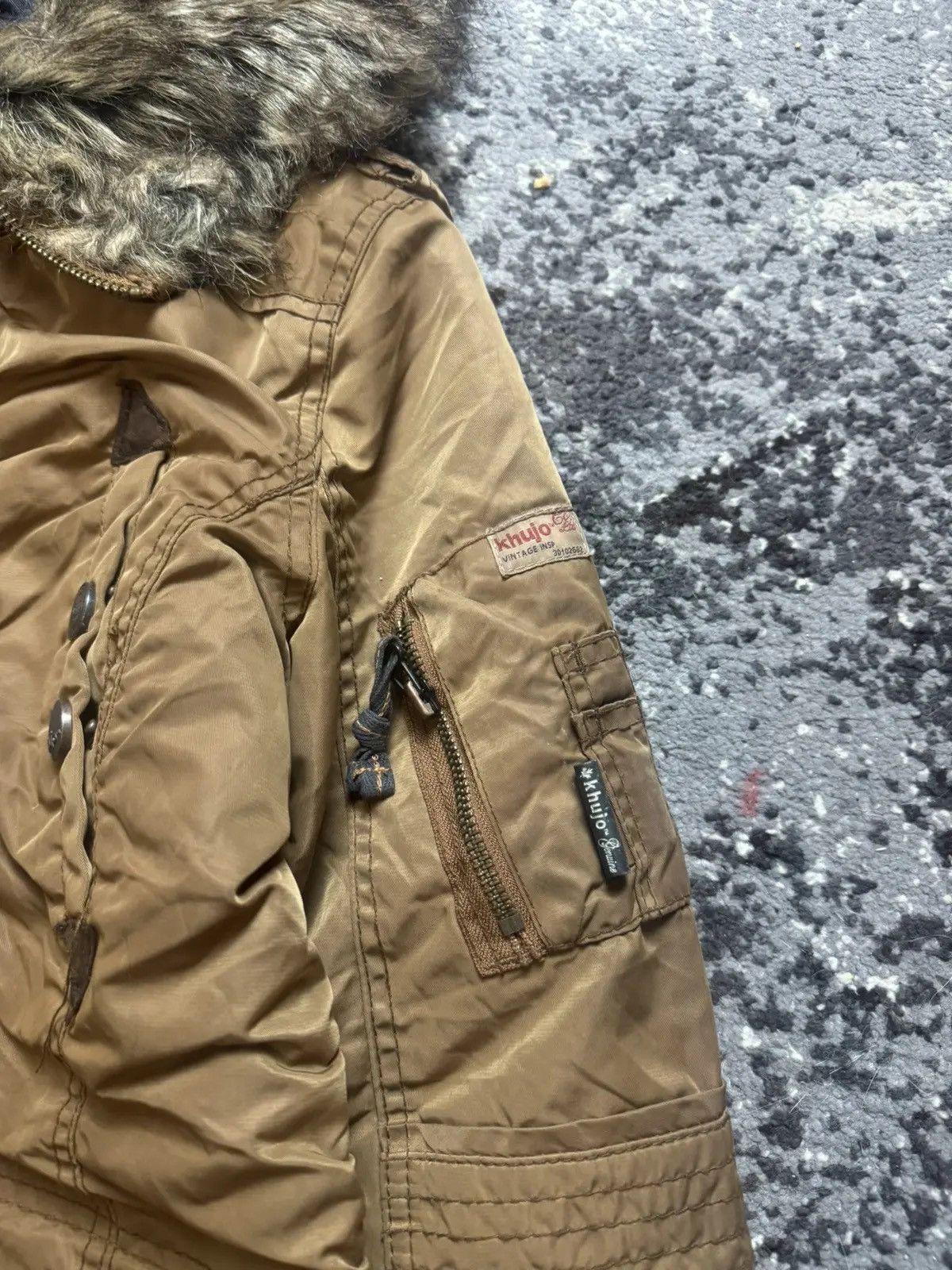 Vintage × khujo Vintage Y2K Khujo Alaska Parka Fur Collar Avantgarde Jacket Size US M / EU 48-50 / 2 - 3 Thumbnail
