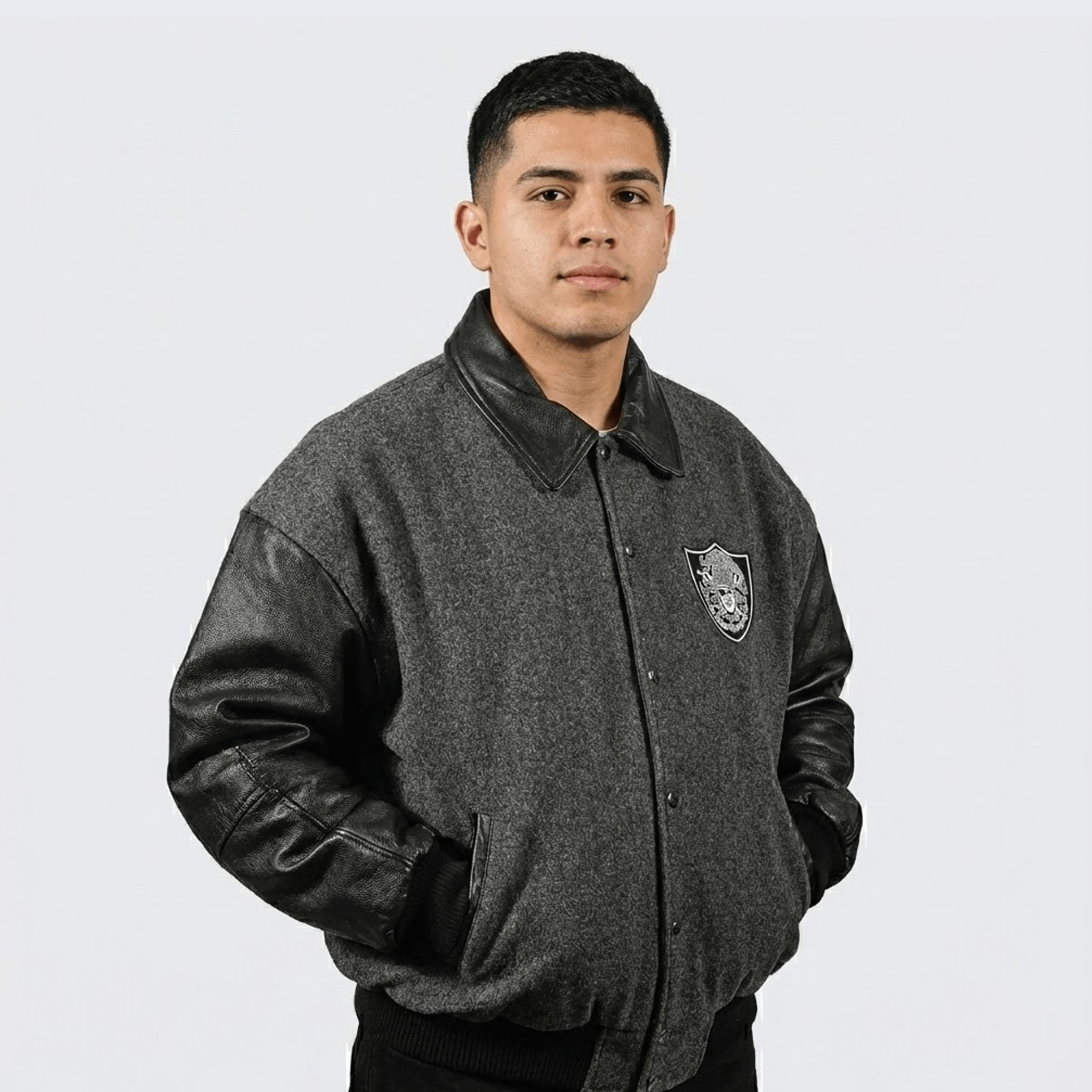 Vintage Mexico Raiders Vintage 90s Customized Varsity Bomber Jacket Size US XL / EU 56 / 4 - 3 Thumbnail