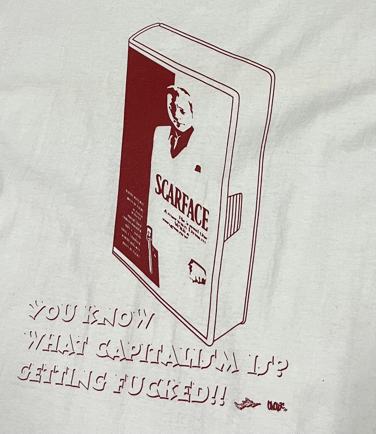 Japanese Brand THE DOARAT THA BIVOUAC SCARFACE MOVIE JAPANESE BRAND TSHIRT Size US L / EU 52-54 / 3 - 10 Thumbnail