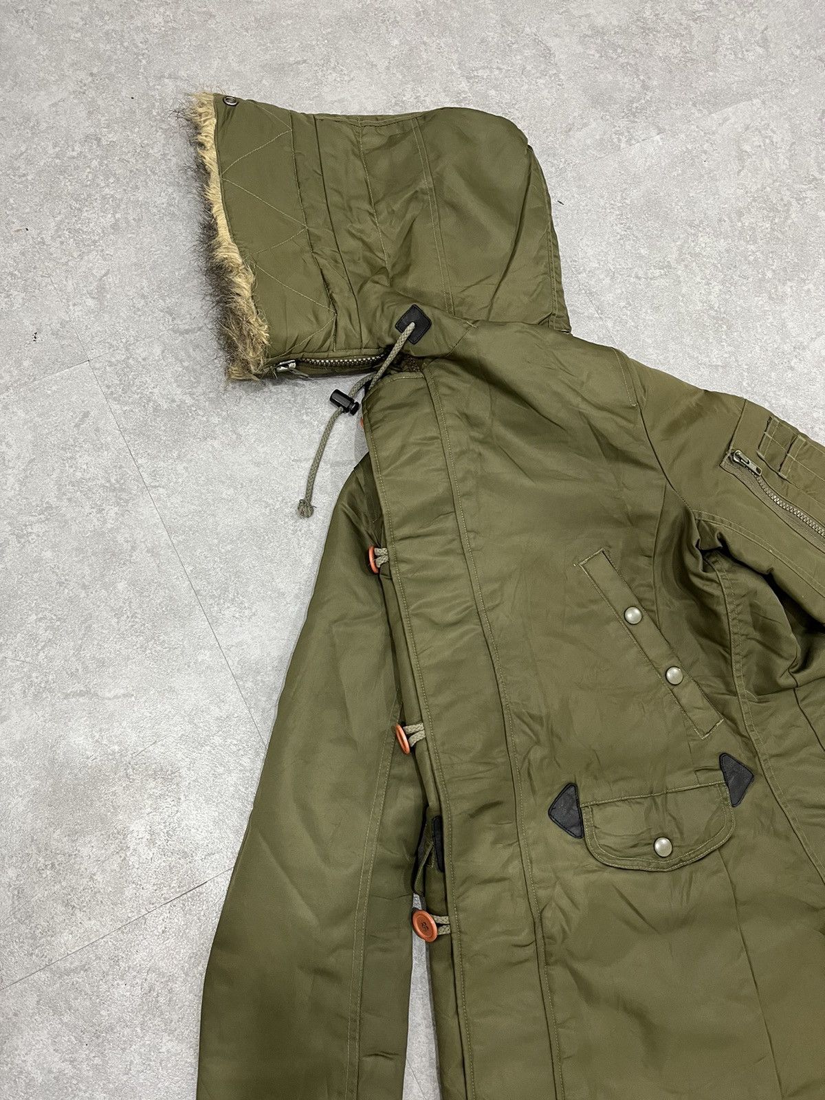 If Six Was Nine × Japanese Brand × Le Grande Bleu (L.G.B.) 2000s G.O.A Bono Style N3B Type Parka Faux Fur Jacket Size US M / EU 48-50 / 2 - 11 Thumbnail
